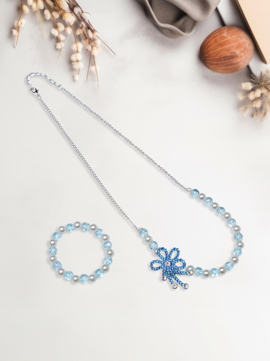 Daizy Necklace and Bracelet