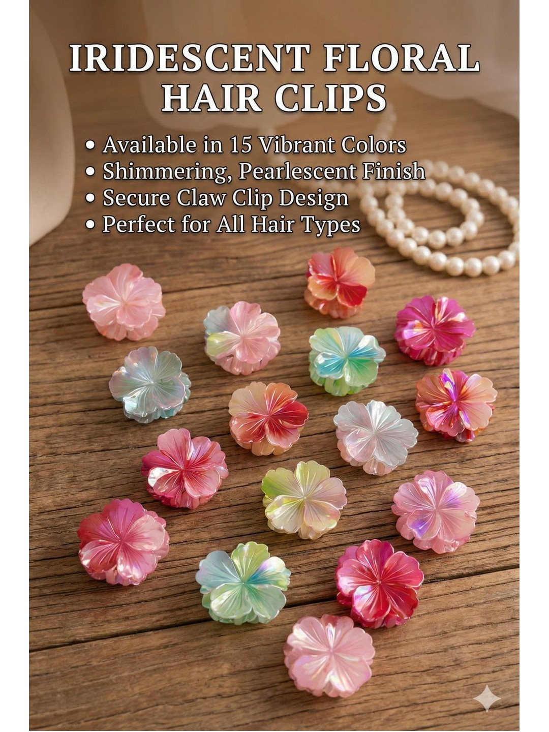 Radhya Accessories Women Set of 6 Claw Clip