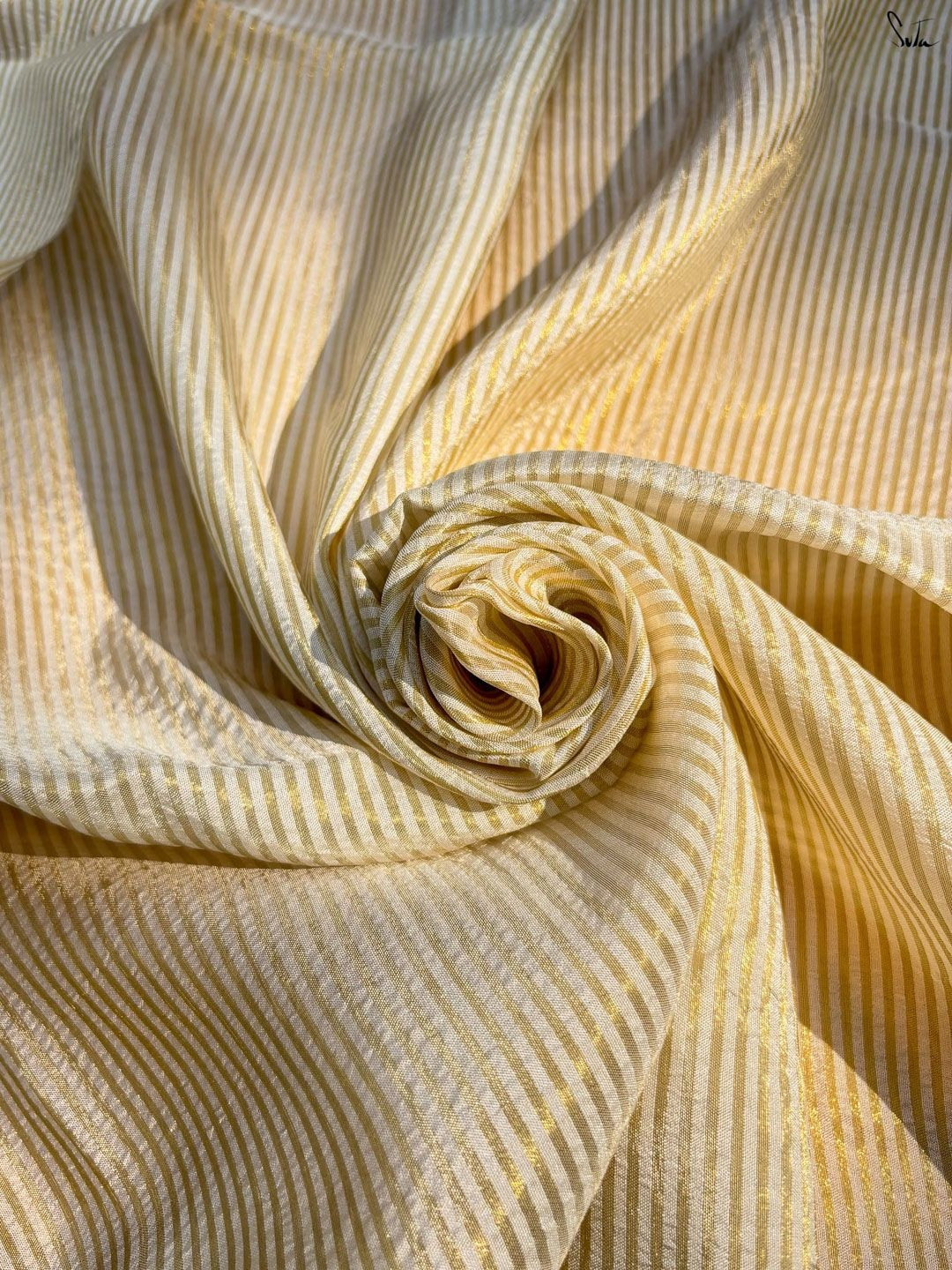 Suta Women Striped Suit Clothing Fabric