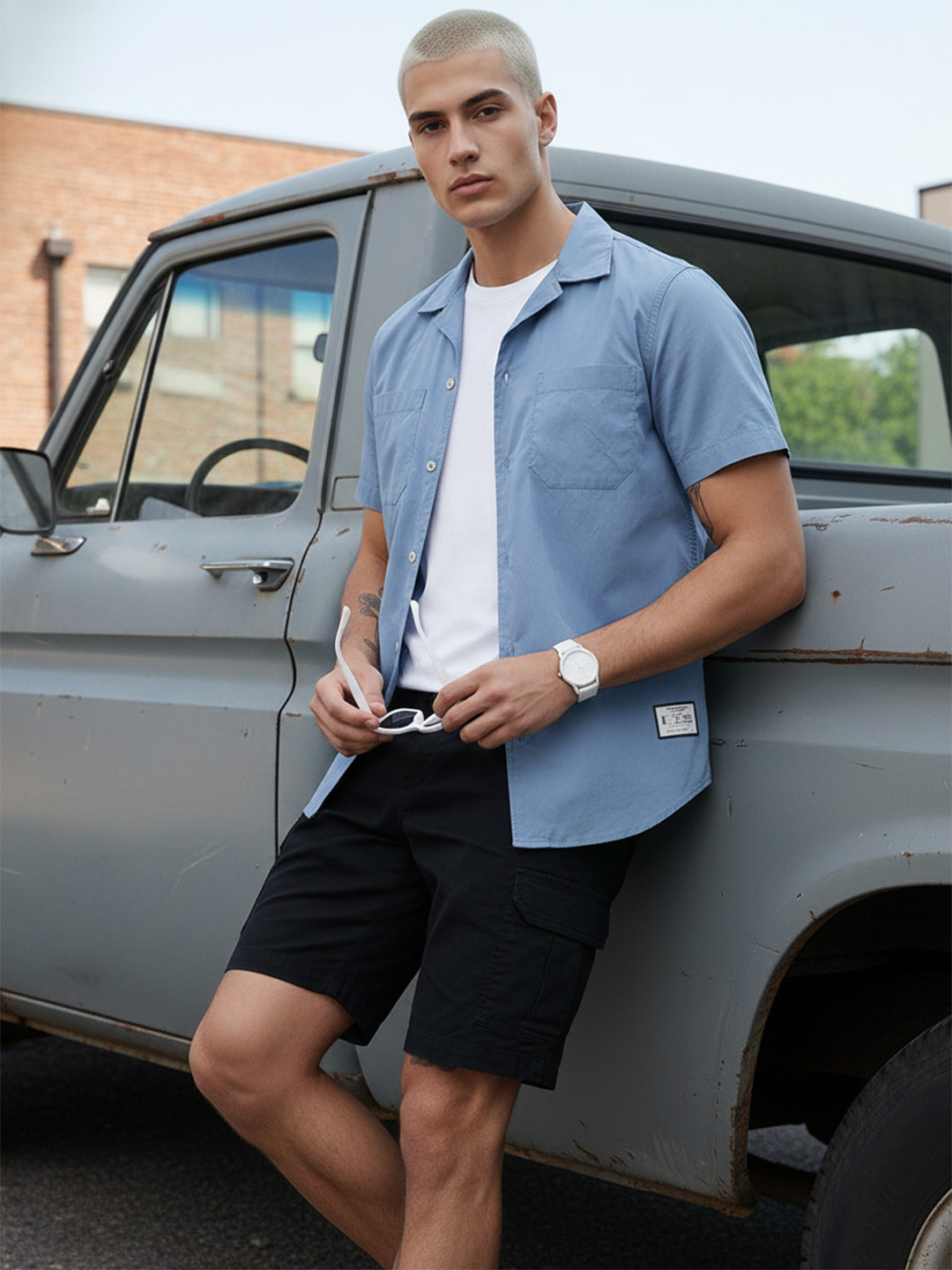 Kook N Keech Men Relaxed Pure Cotton Casual Shirt