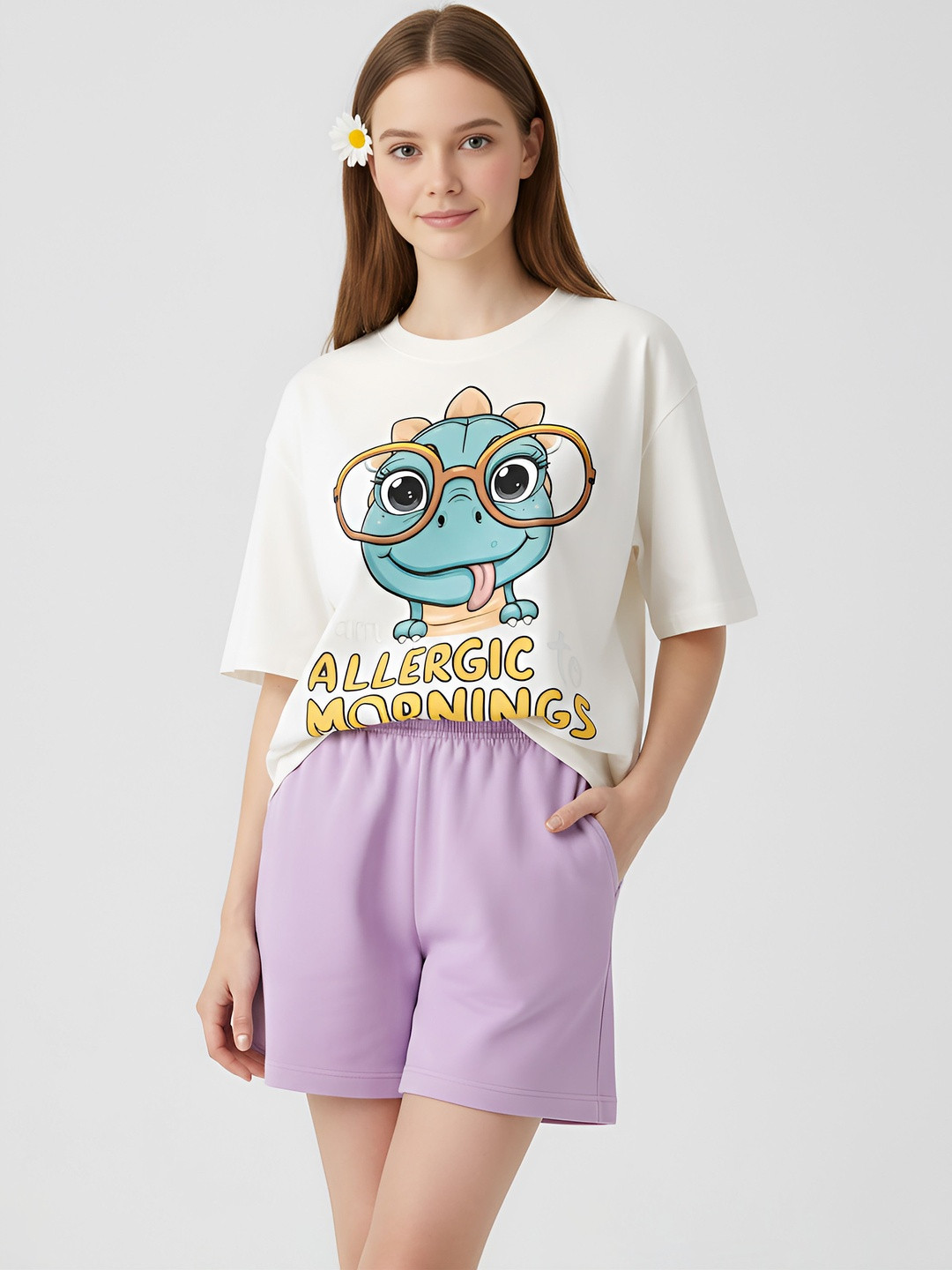 My Swag Printed T-shirt with Shorts