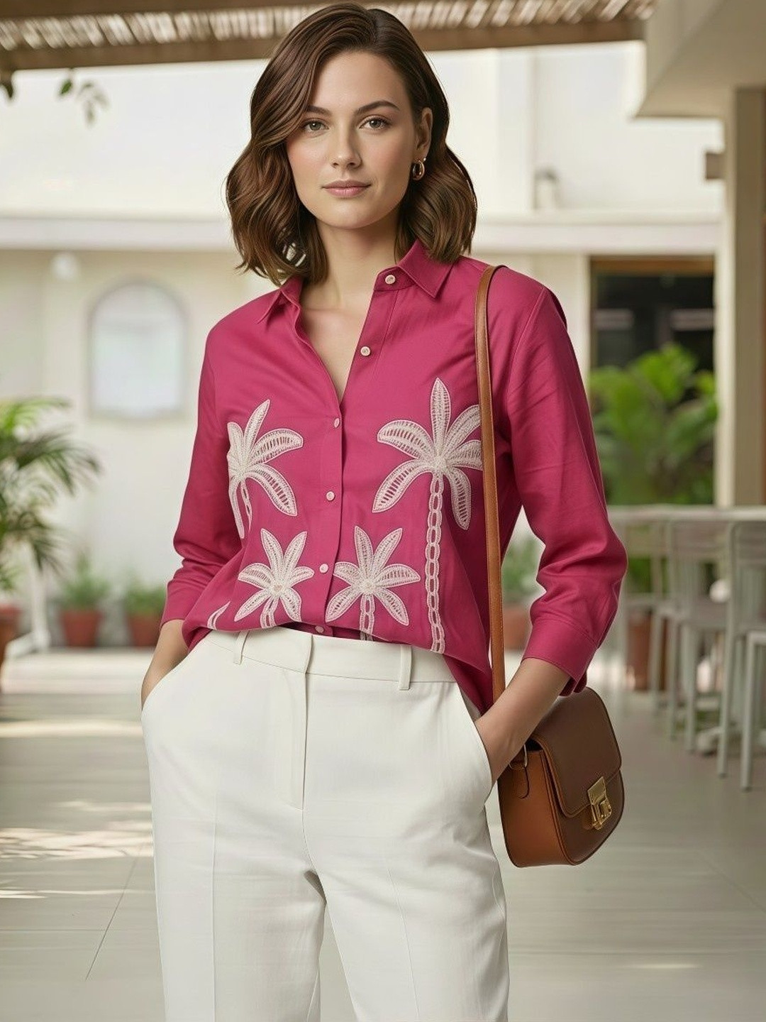 Jinax Embroidered Top