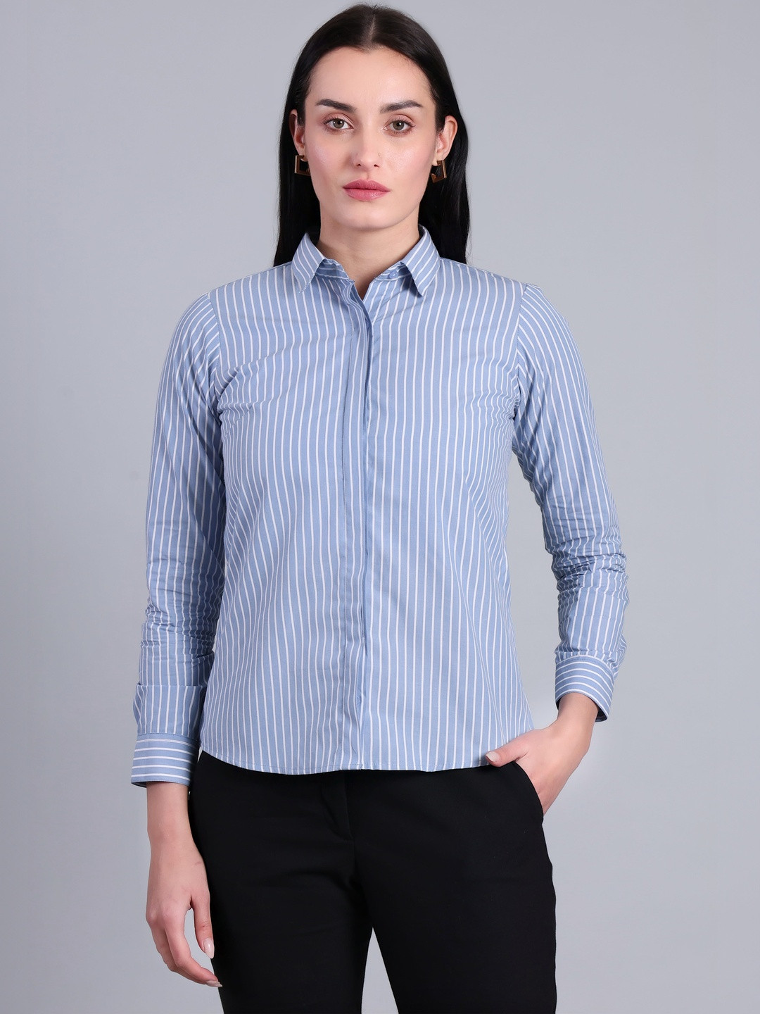 RARE CAMEL Women Striped Casual Shirt