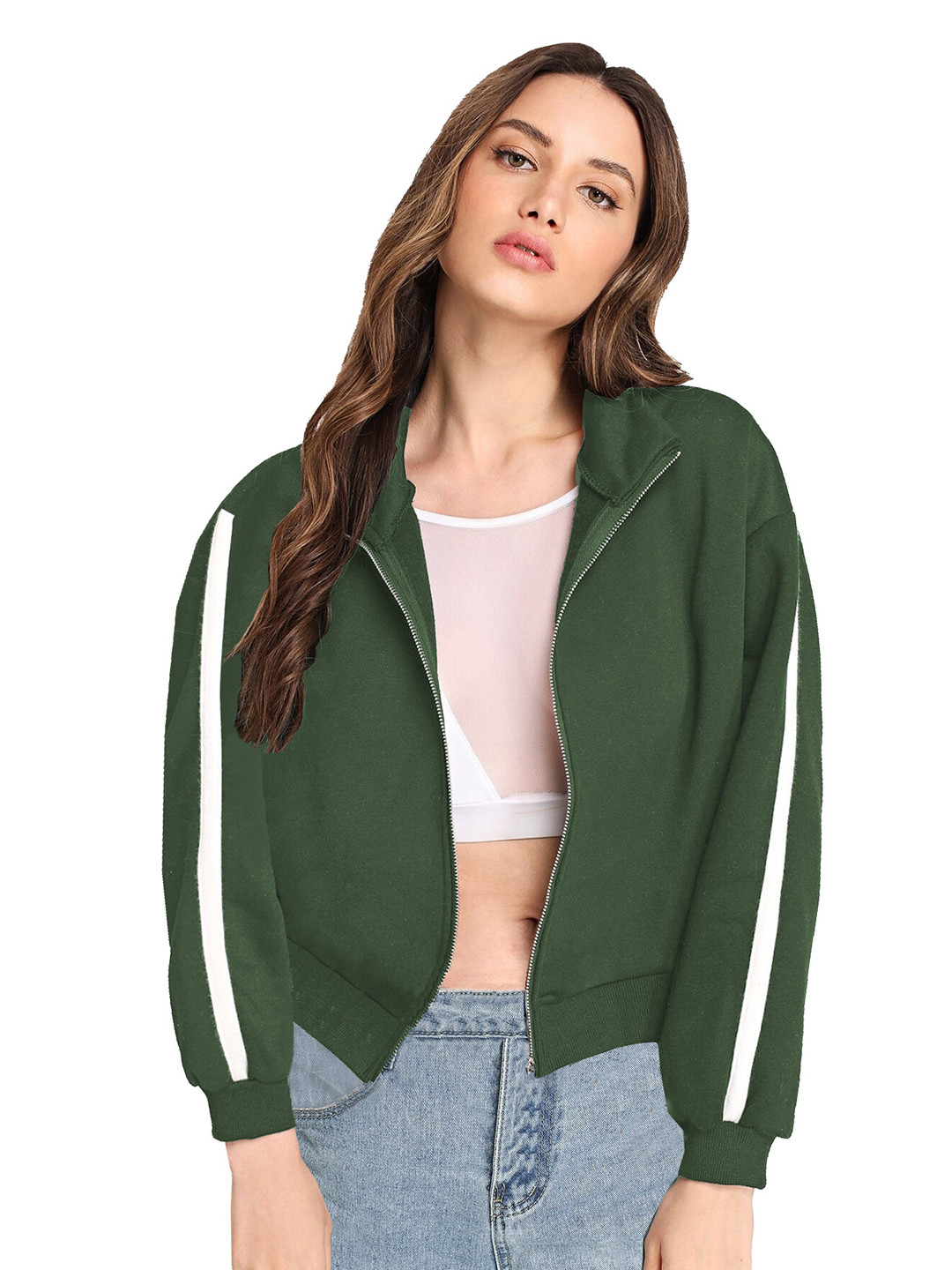 FABRICORN Women Colourblocked Sweatshirt