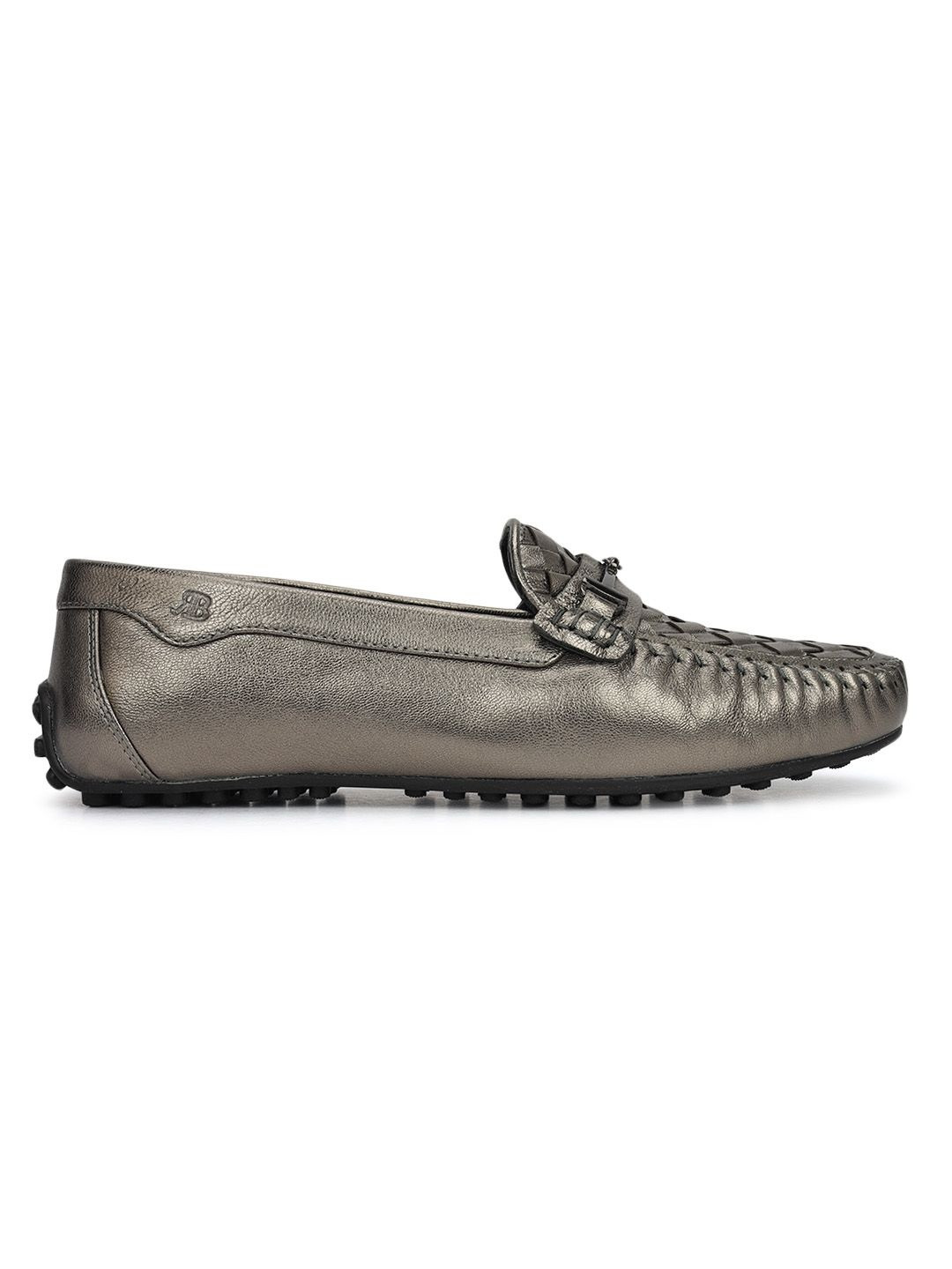 ROSSO BRUNELLO Women Woven Design Leather Loafers