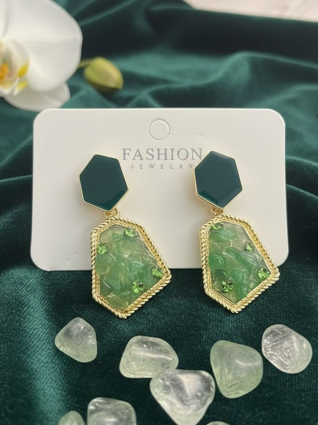 Lady Raiment Geometric Drop Earrings