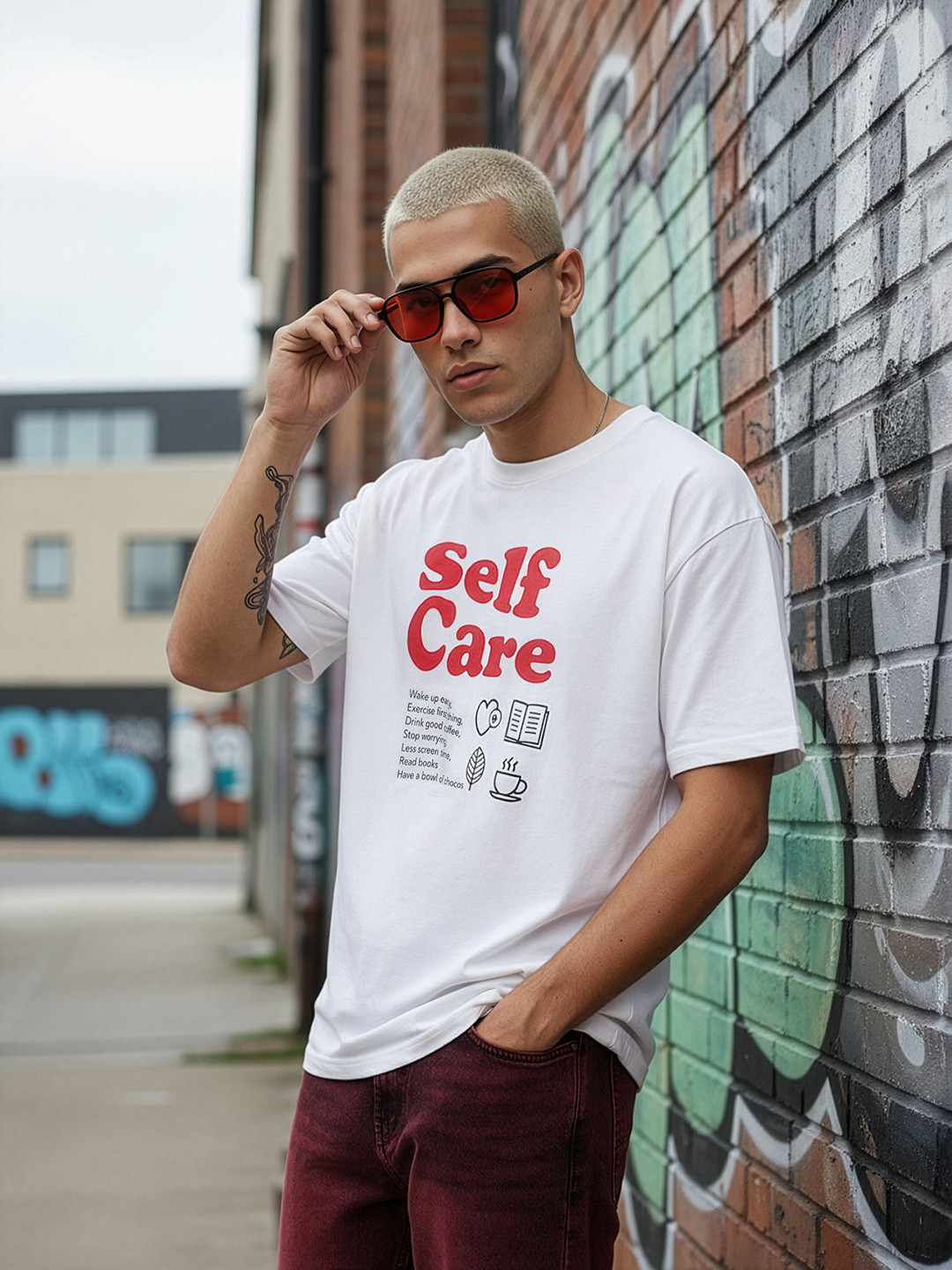 Kook N Keech Printed Oversized T-shirt