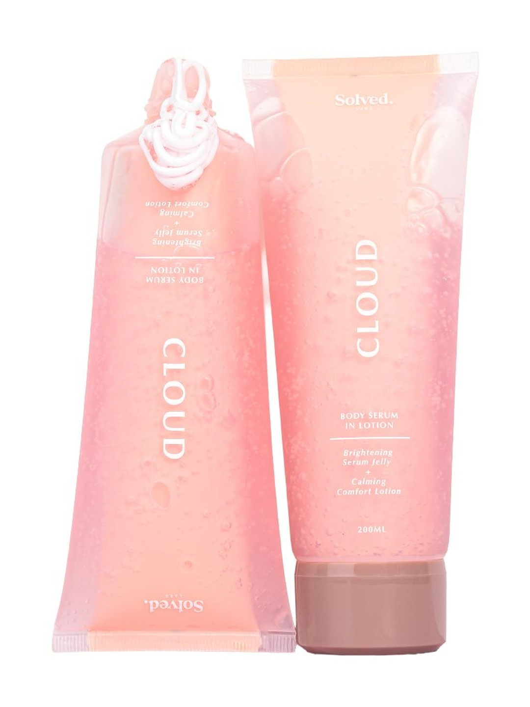 Solved Labs Cloud 10% Niacinamide & Vitamin C Body Serum-In-Lotion - 200 ml