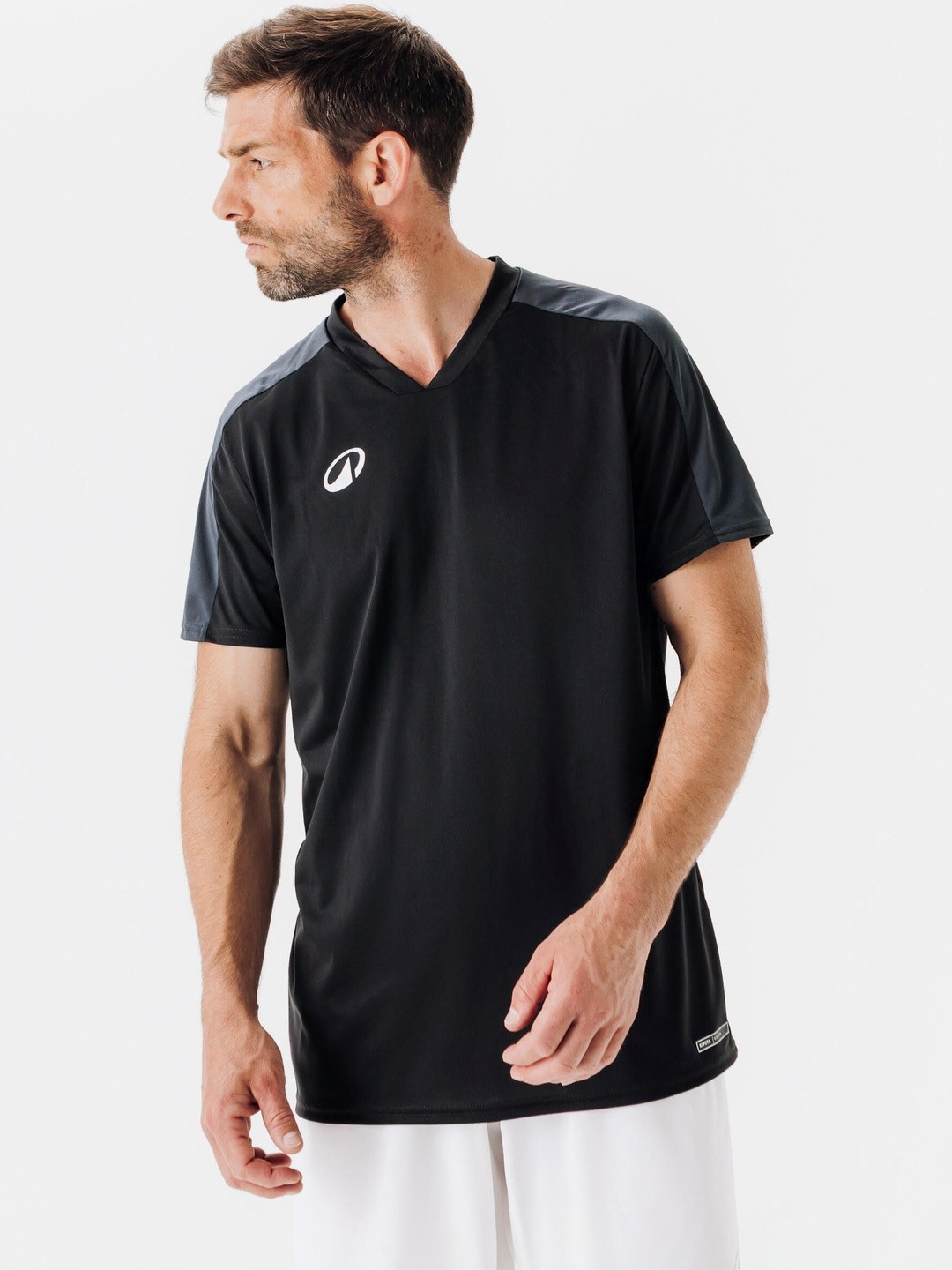 Decathlon Kipsta - Men Black Essential Moisture Managing Football Jersey
