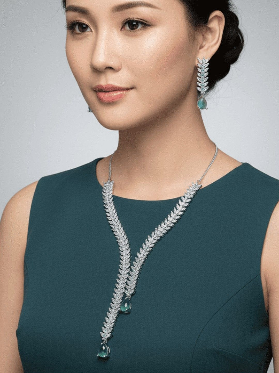 OMID Necklace and Earrings