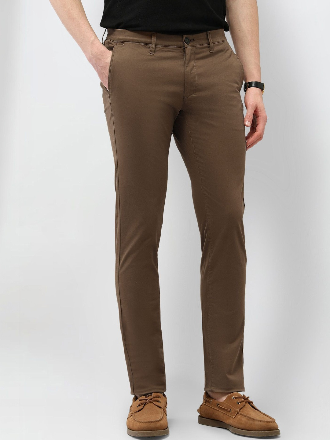 U.S. Polo Assn.Denver Slim Fit Satin Chinos Trousers