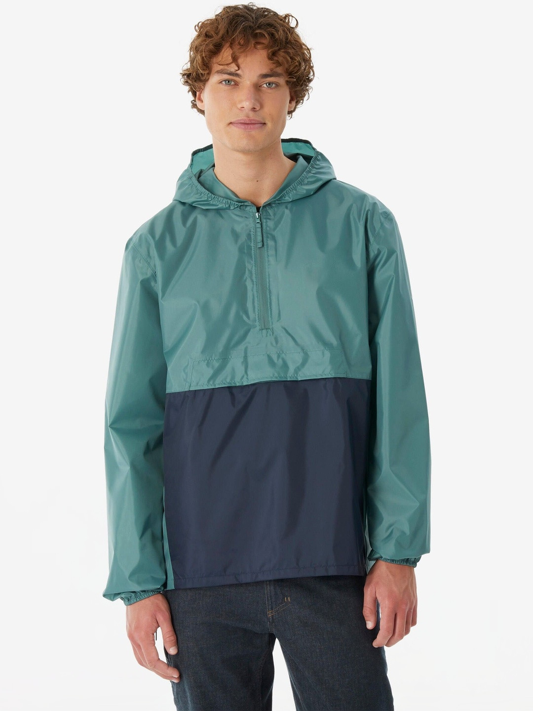 Decathlon Quechua - Men Green Waterproof Hiking Jacket