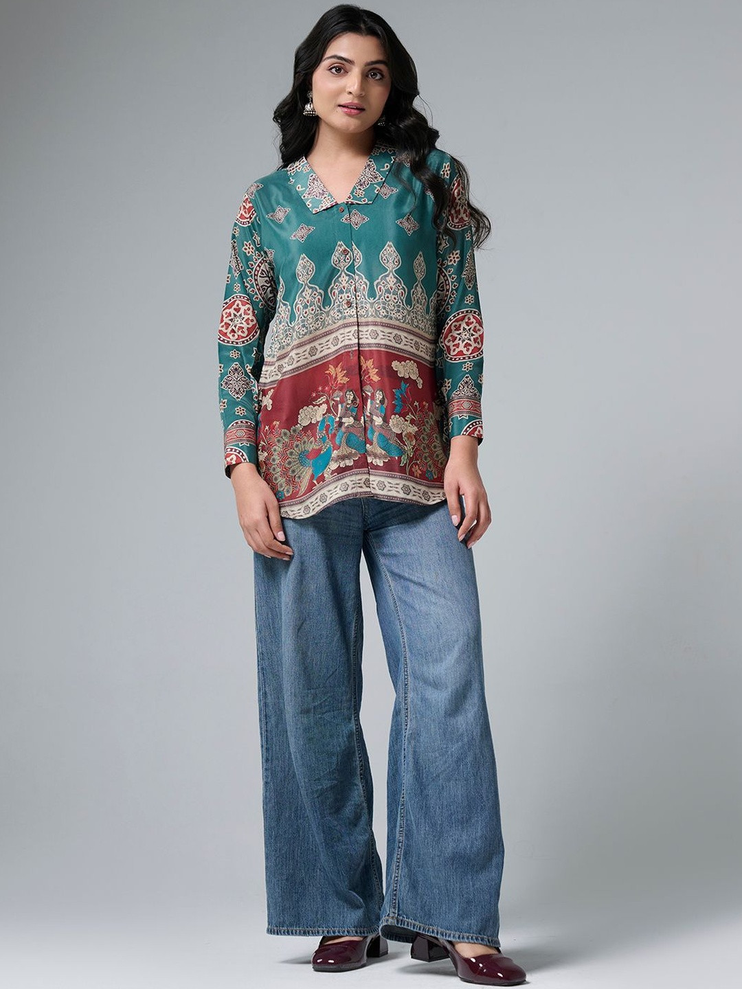 Ekana Women Premium Printed Casual Shirt