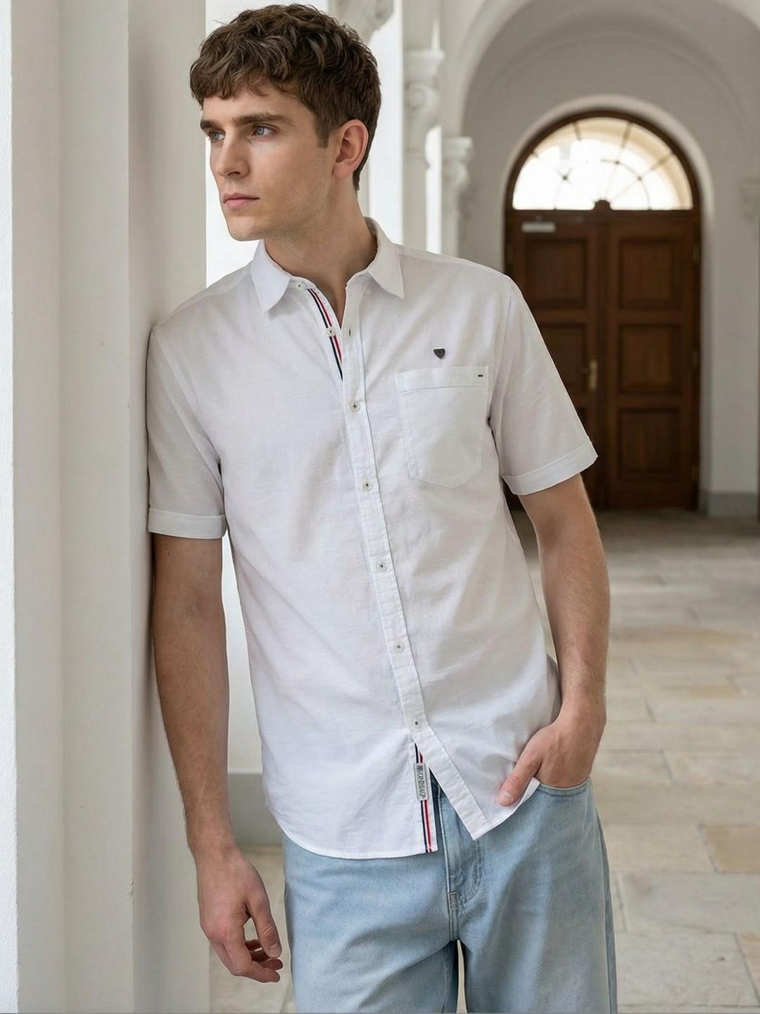 Kuons Avenue Men Classic Tailored Fit Casual Shirt