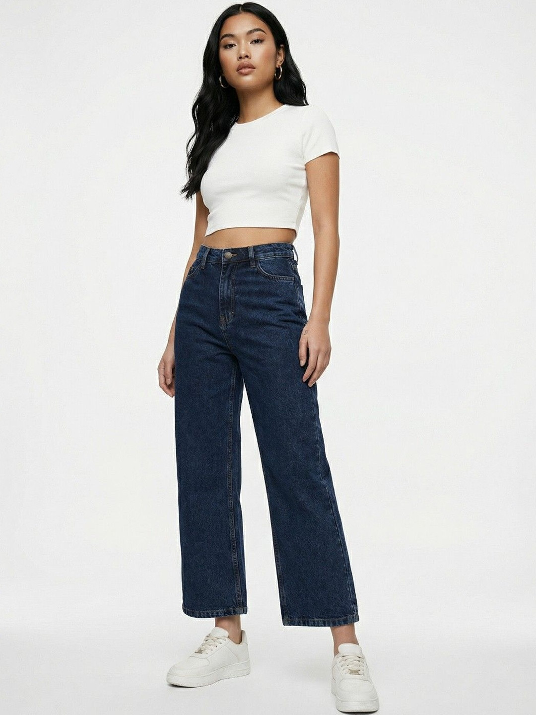 glitchez Women Classic Mid-Rise Stretchable Jeans