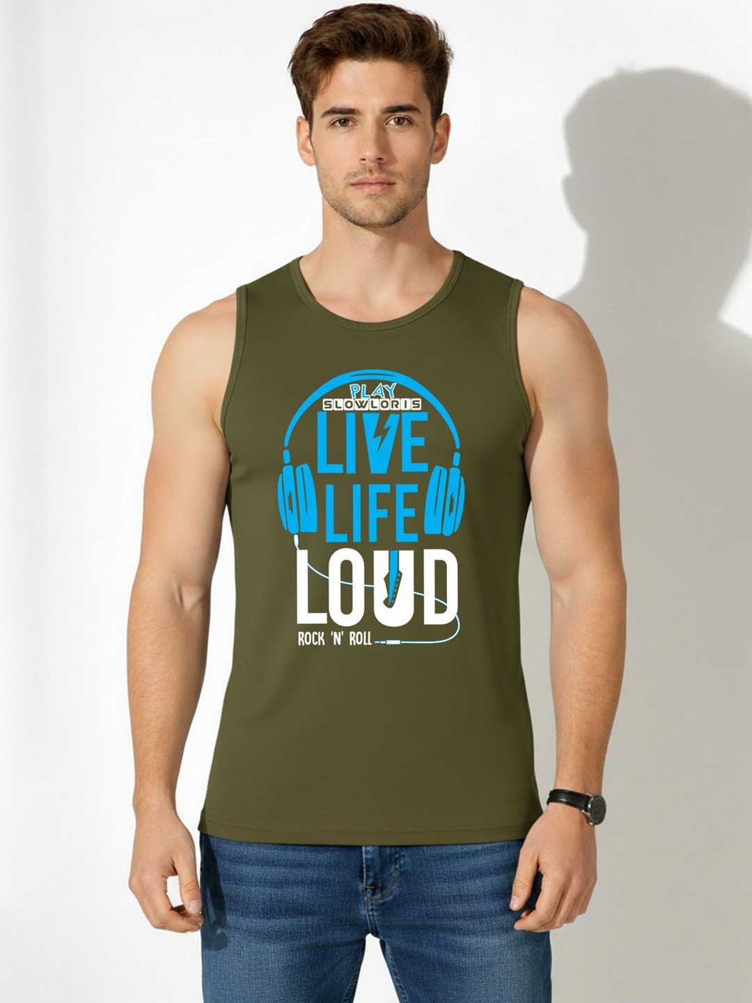 MINISTRY OF FRIENDS Printed Assorted Cotton Blend Tank