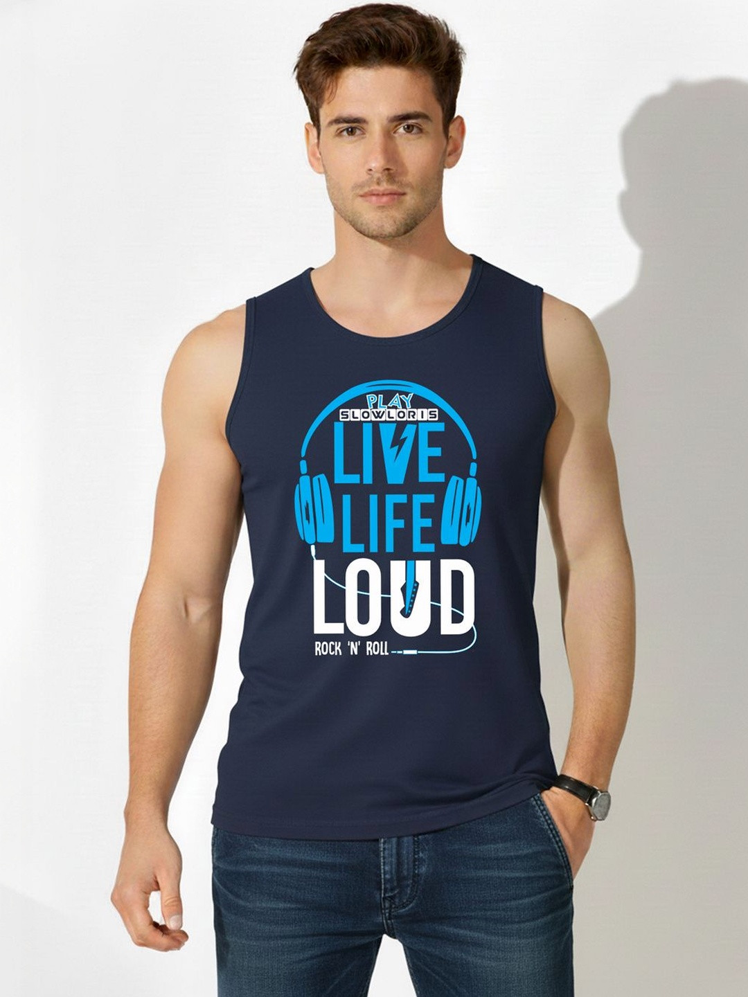 MINISTRY OF FRIENDS Printed Assorted Cotton Blend Tank
