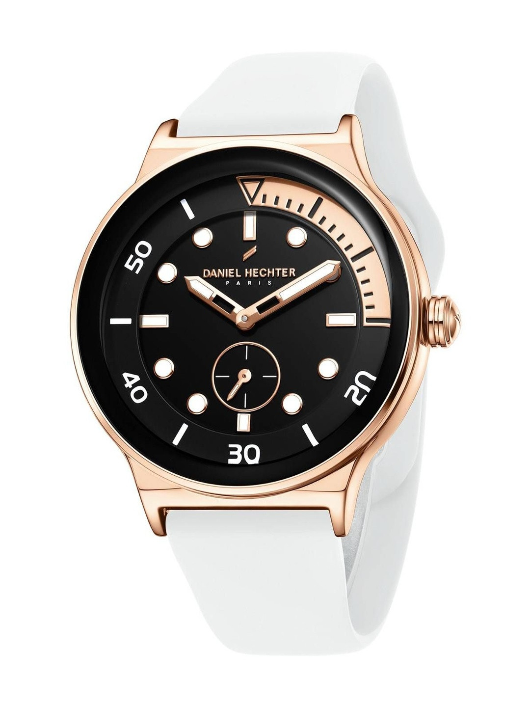 Daniel Hechter Men Dial & Straps Analogue Date Aperture Watch DHM1044-02
