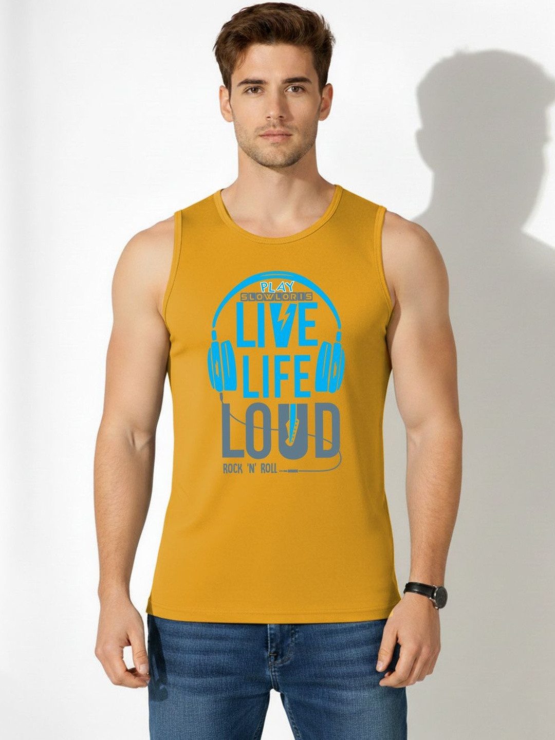 MINISTRY OF FRIENDS Printed Assorted Cotton Blend Tank