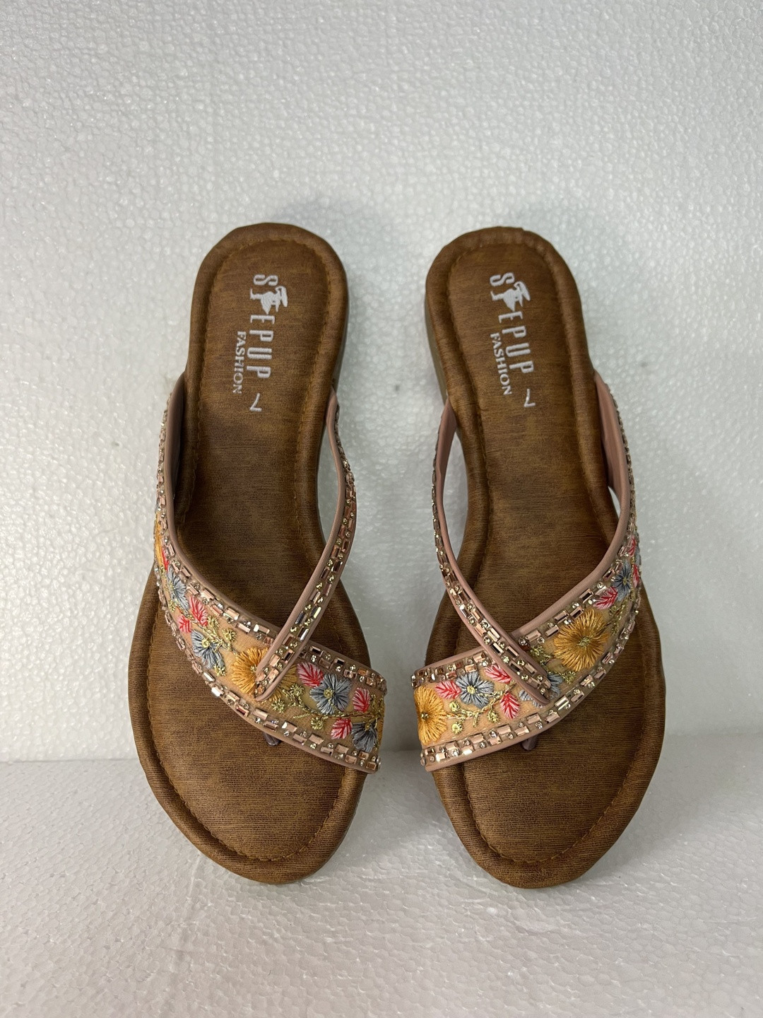 Stepup fashion Women Printed Open Toe Flats