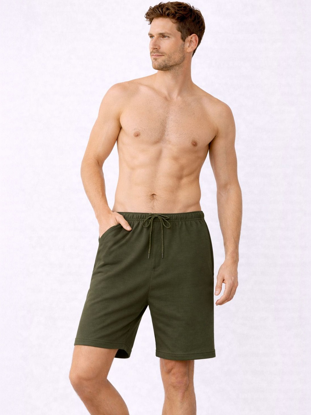 RAHI TRENDZ Green Solid Regular Fit Outdoor Shorts
