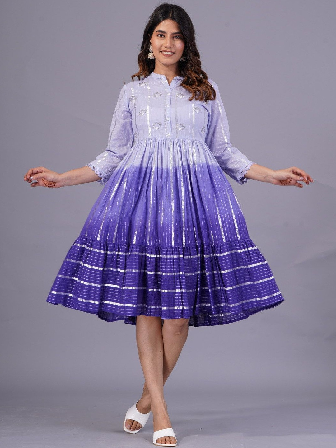 HERE&NOW Dyed A-Line Dress