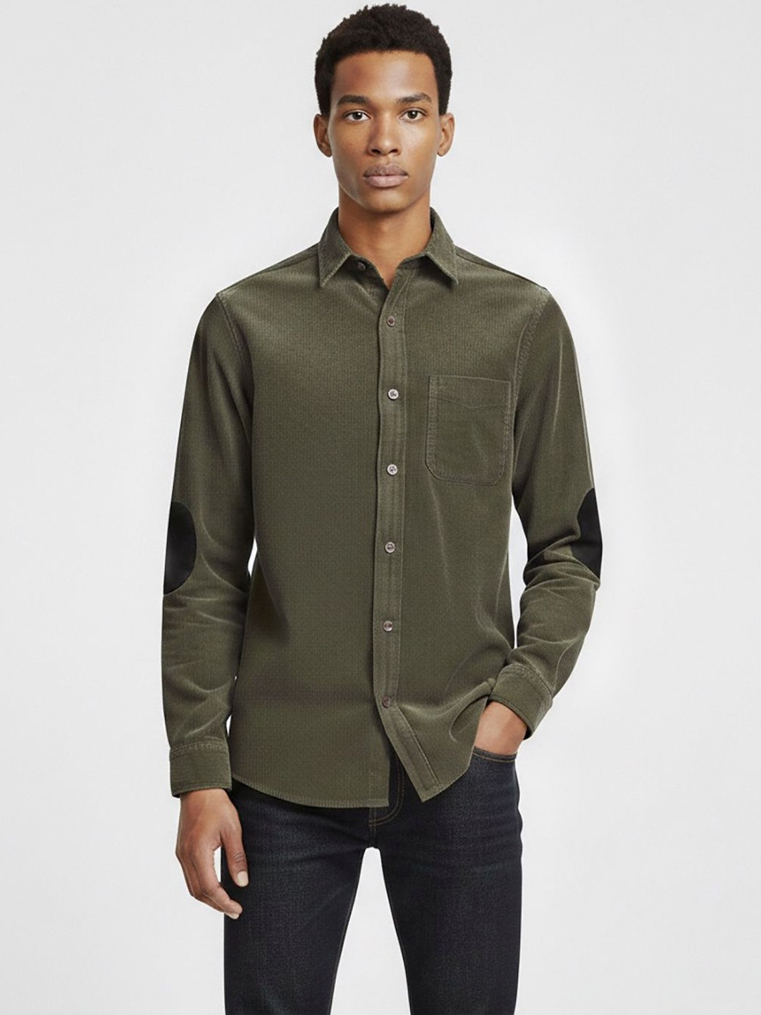MISCHIEF MONKEY Men Classic Casual Shirt