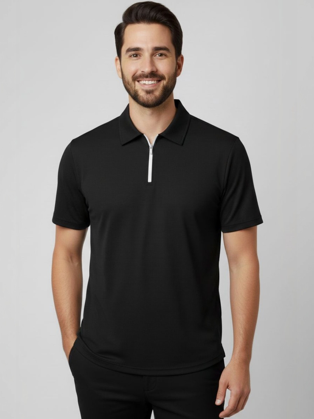 SZN Men Polo Collar T-shirt
