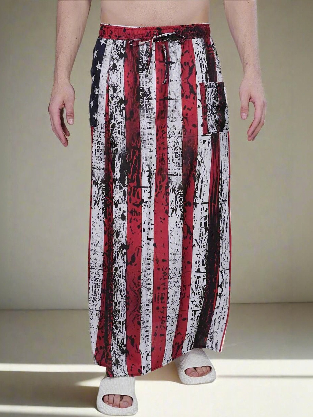 NIRMAL ONLINE Striped Pure Cotton High-Rise Lungi