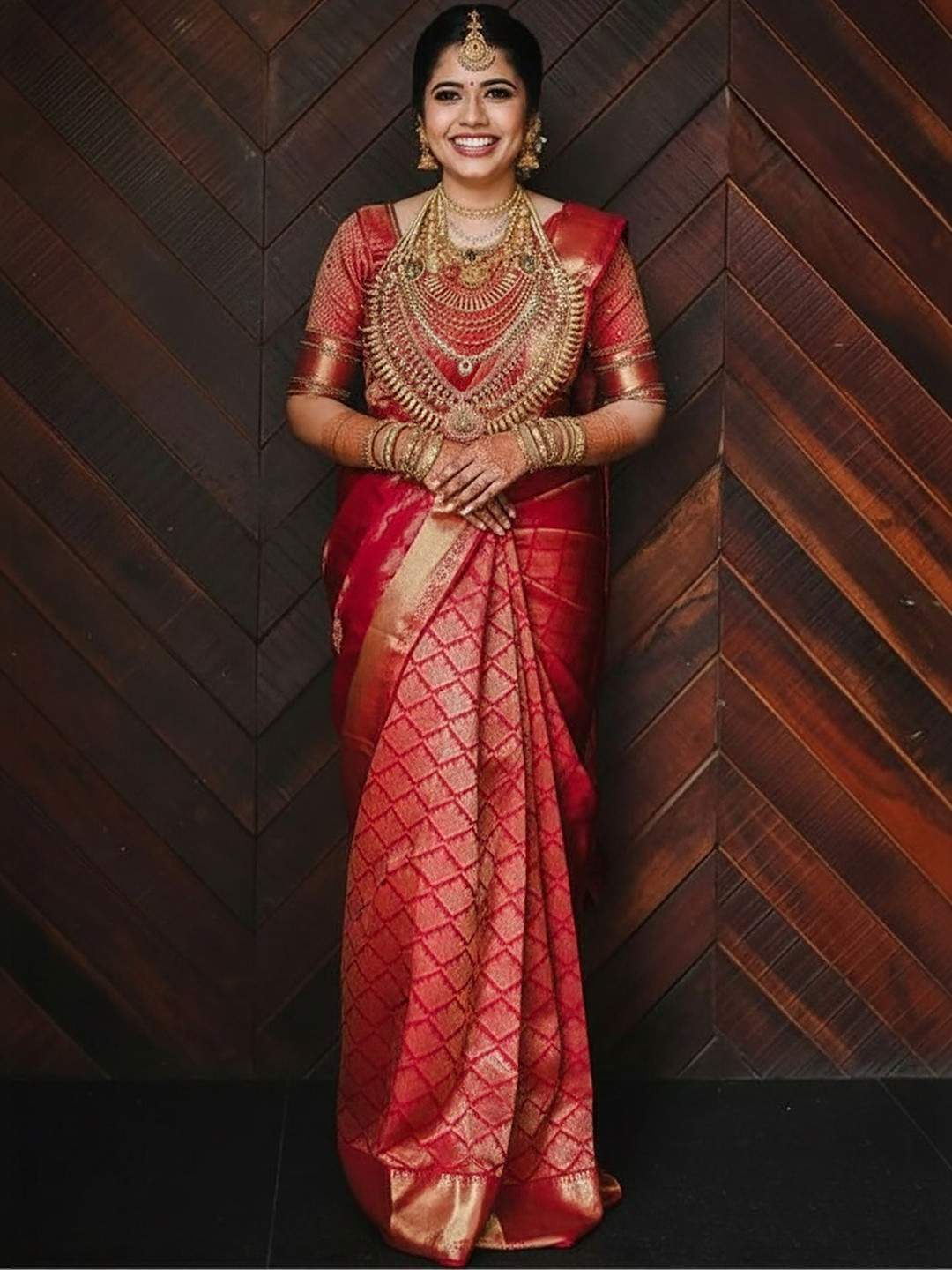 Dhaaga Ghar Woven Design Zari Silk Blend Heavy Work Banarasi Saree