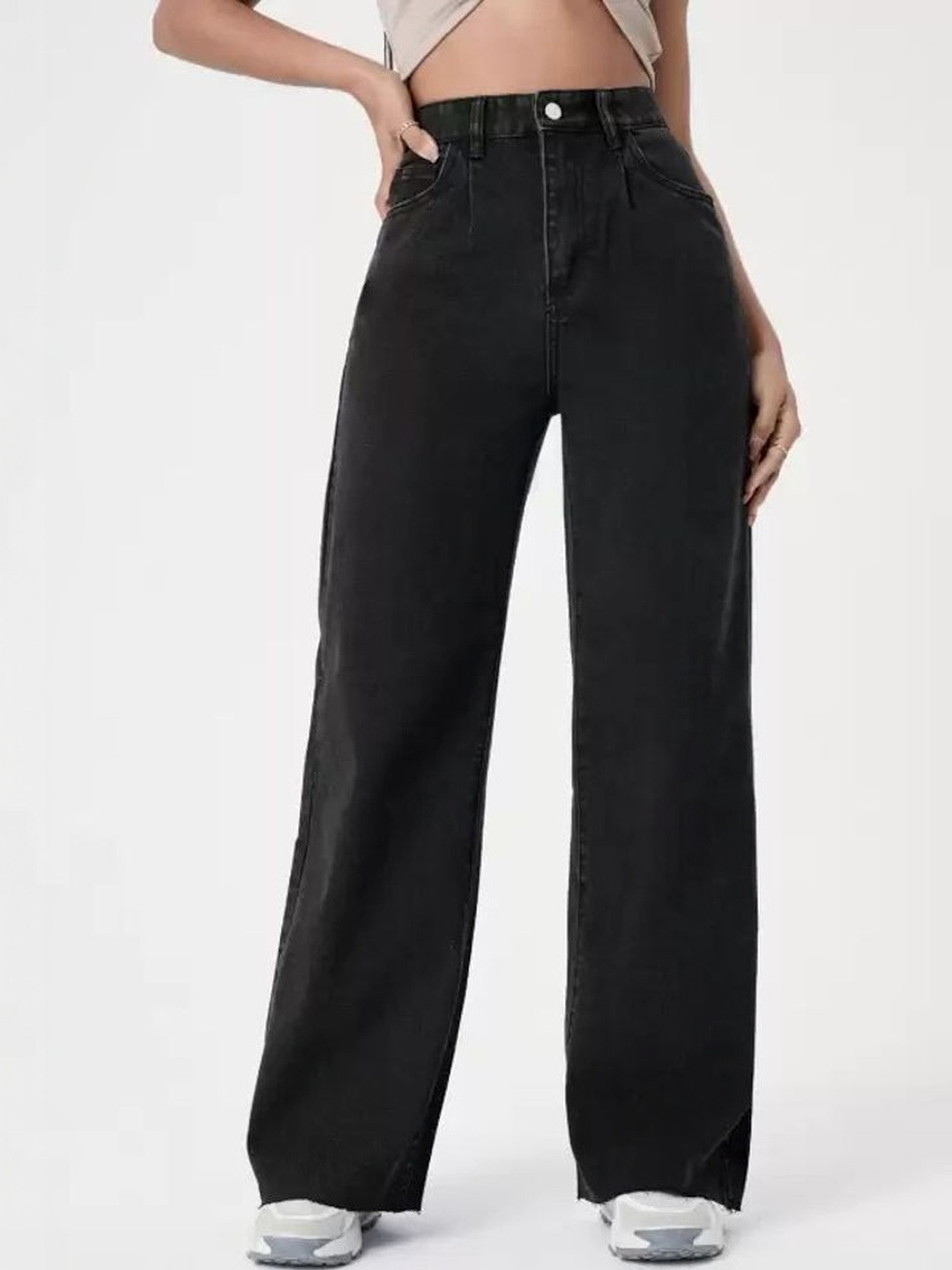 KASHIANXSTYLE Women Comfort Boyfriend Fit High-Rise Stretchable Jeans