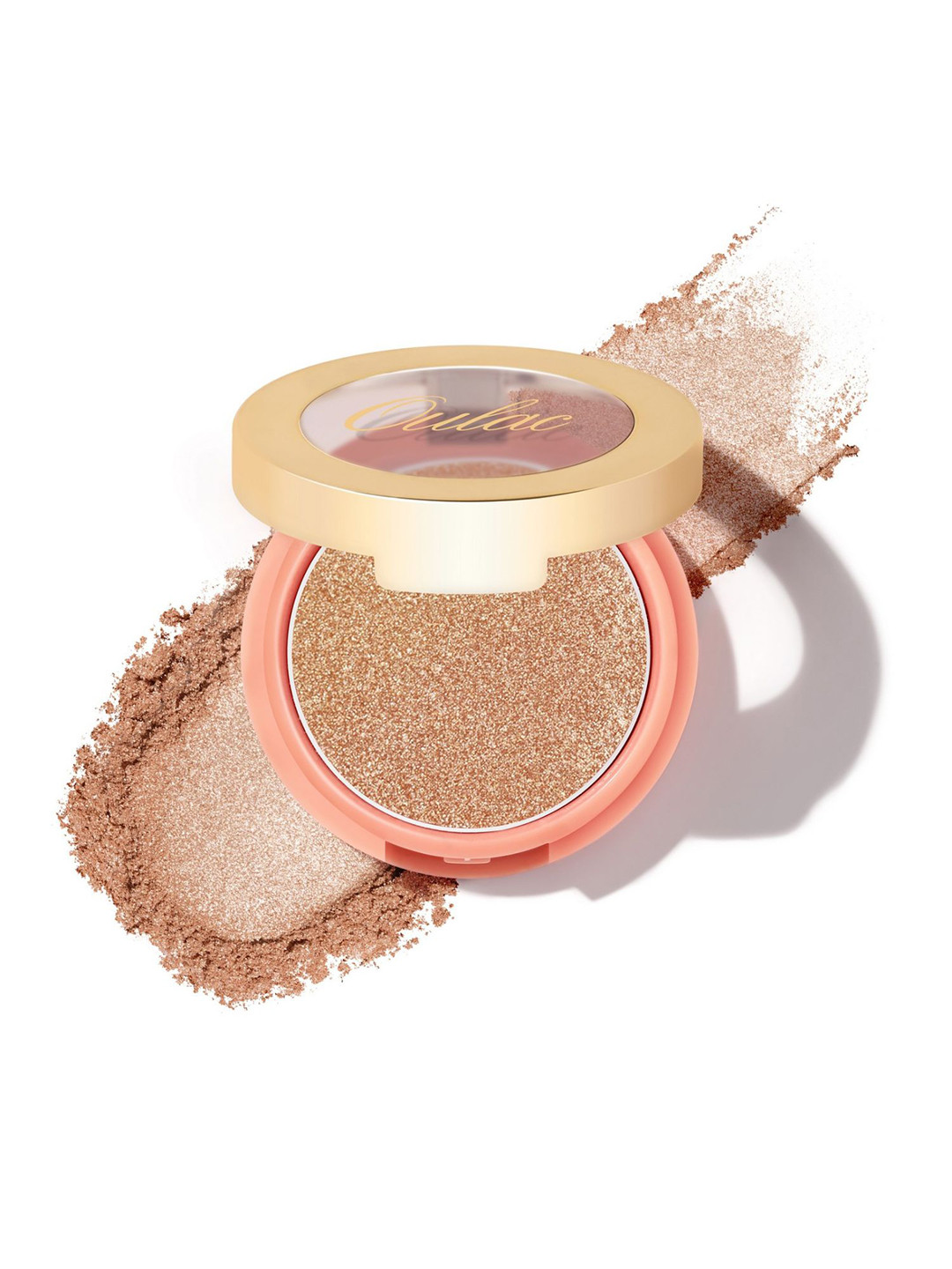 Oulac Highly Pigmented Blush Mono Frost - Glow Gold - F08