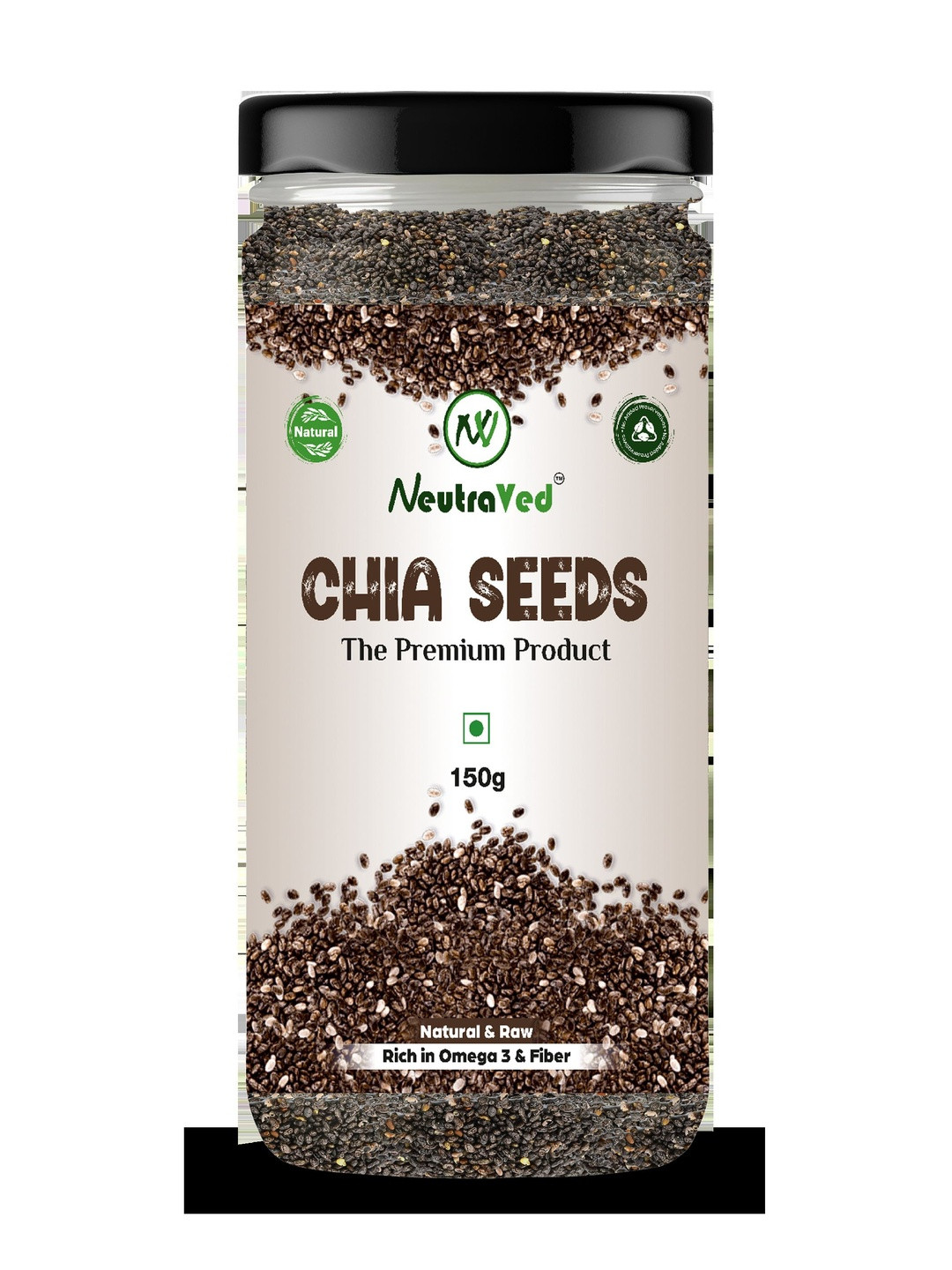 NeutraVed Chia Seeds -150g Jar