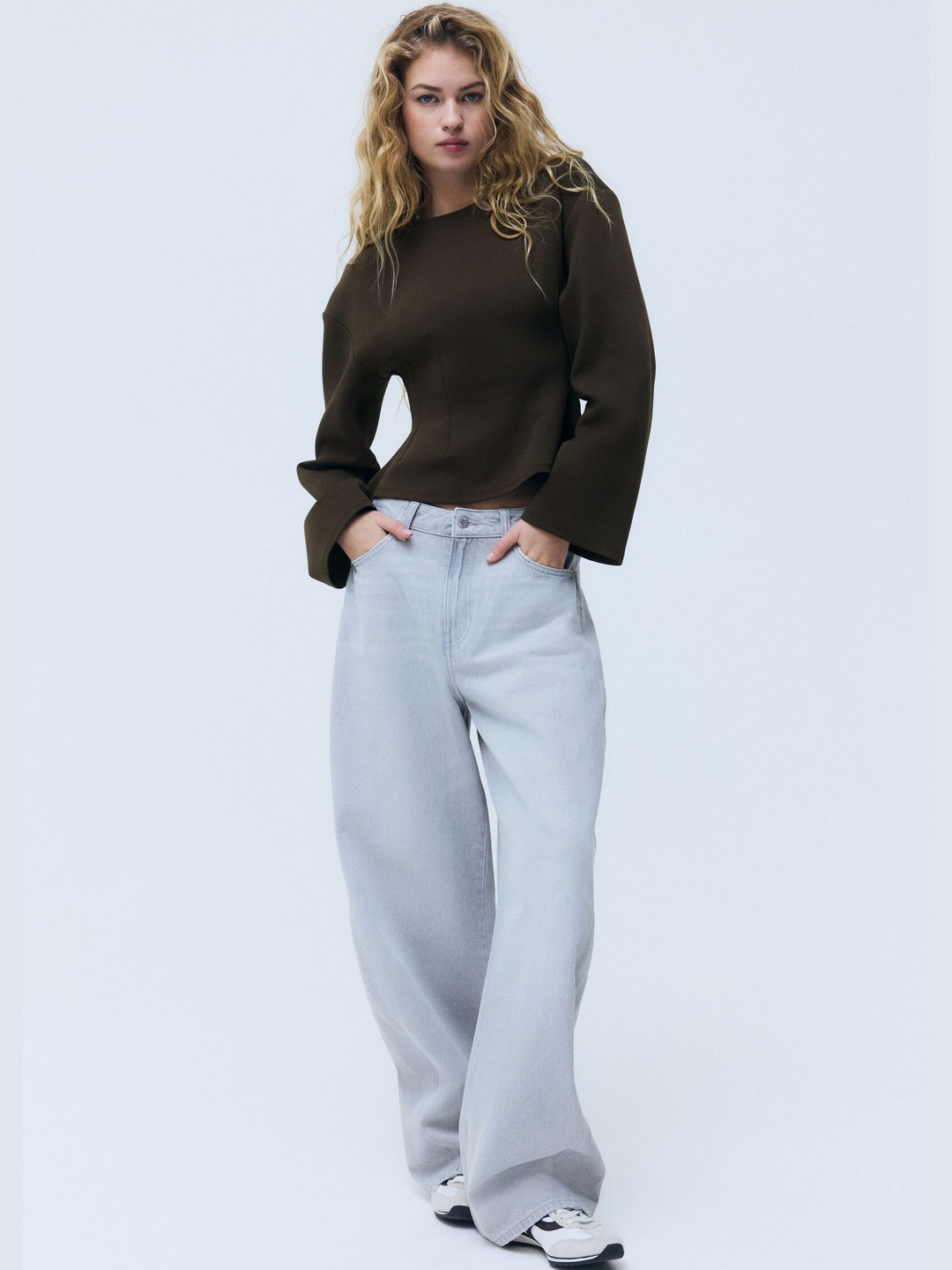 H&M Waisted Interlock Top