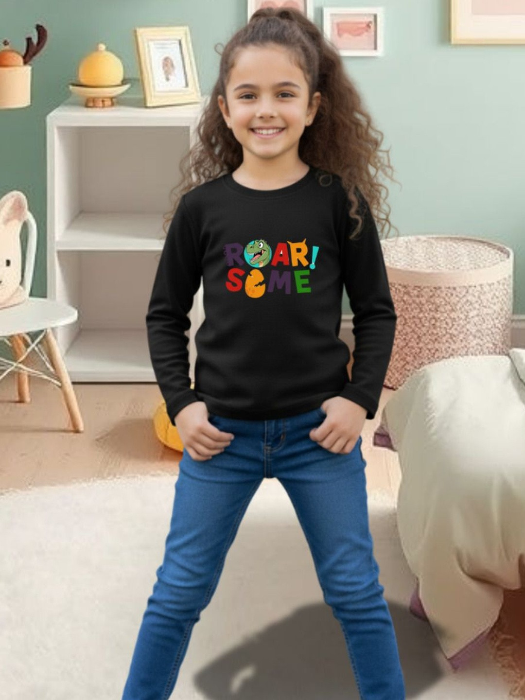 Rigo Kids Typography Printed T-shirt