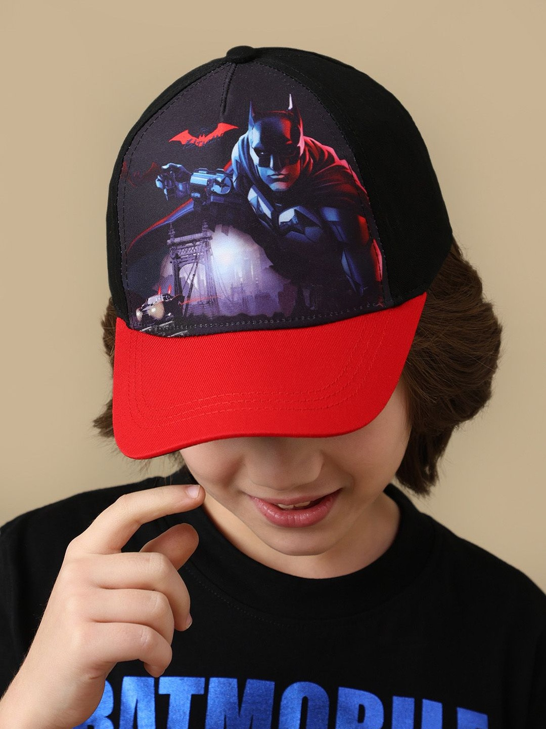 Kids Ville Boys Batman Printed Cap