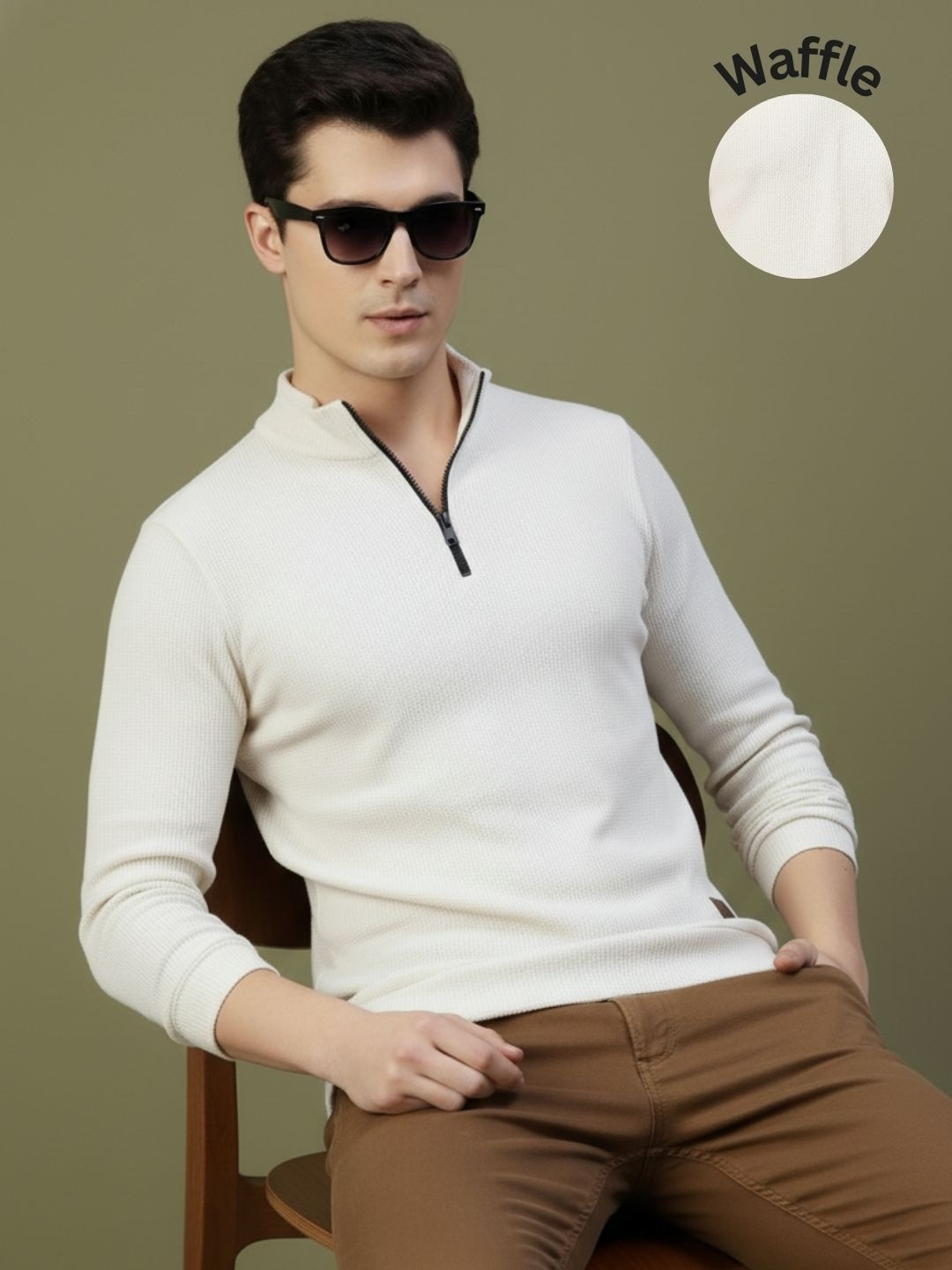 Rigo Men Henley Neck Slim Fit T-shirt