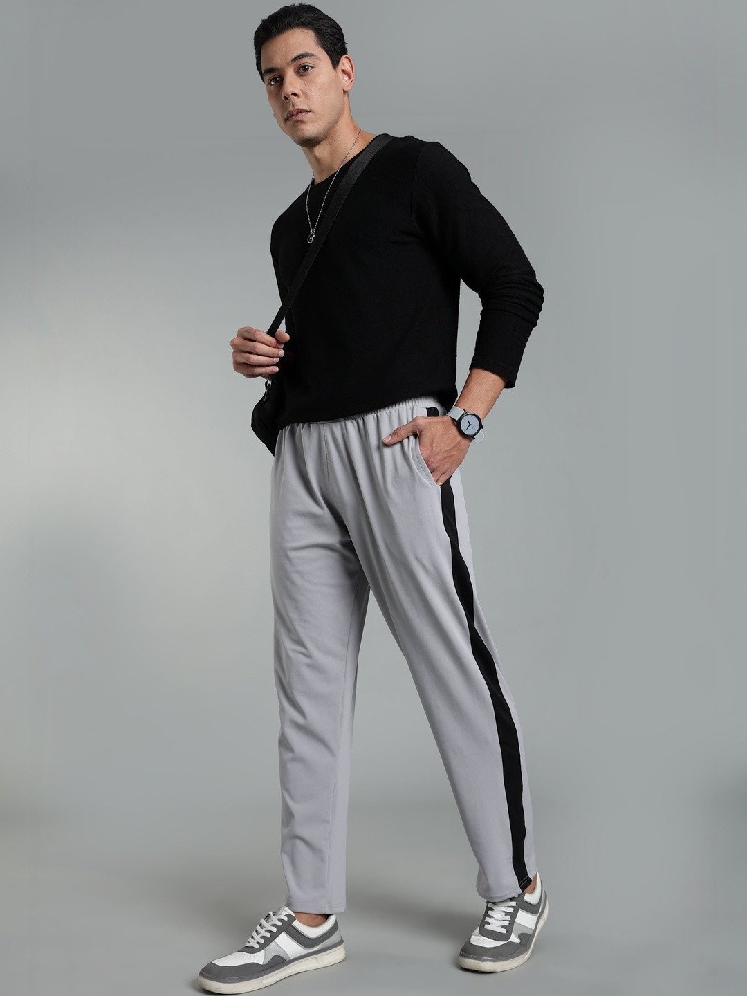 JAMES&GEORGE Men Mid-Rise Track Pants