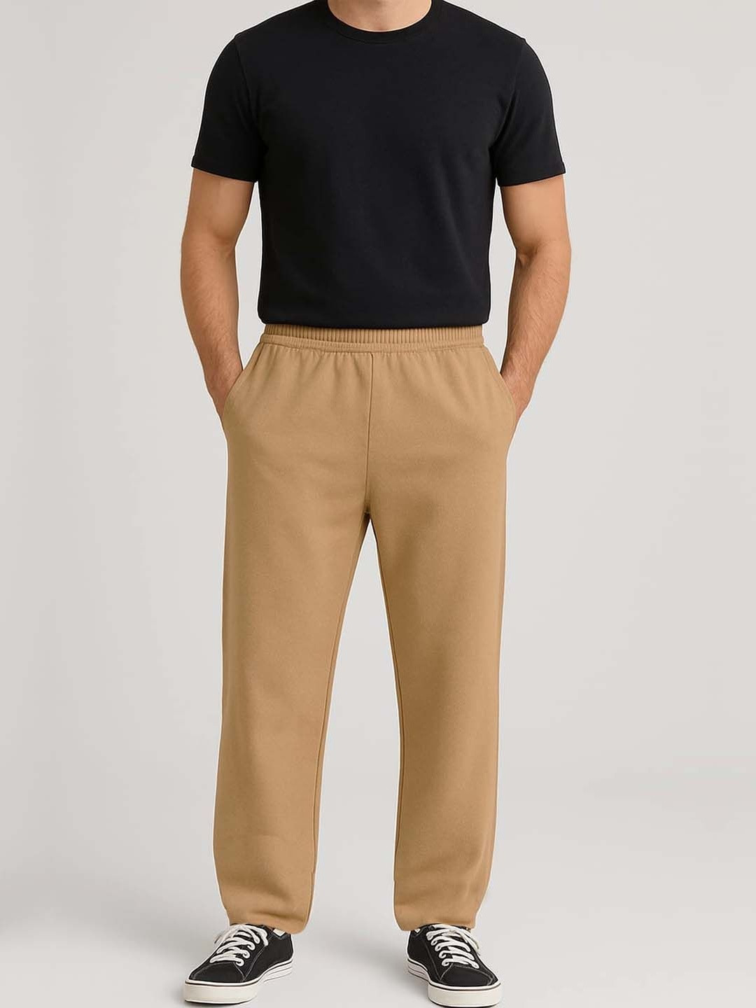 Organic Chics Men Mid-Rise Track Pants
