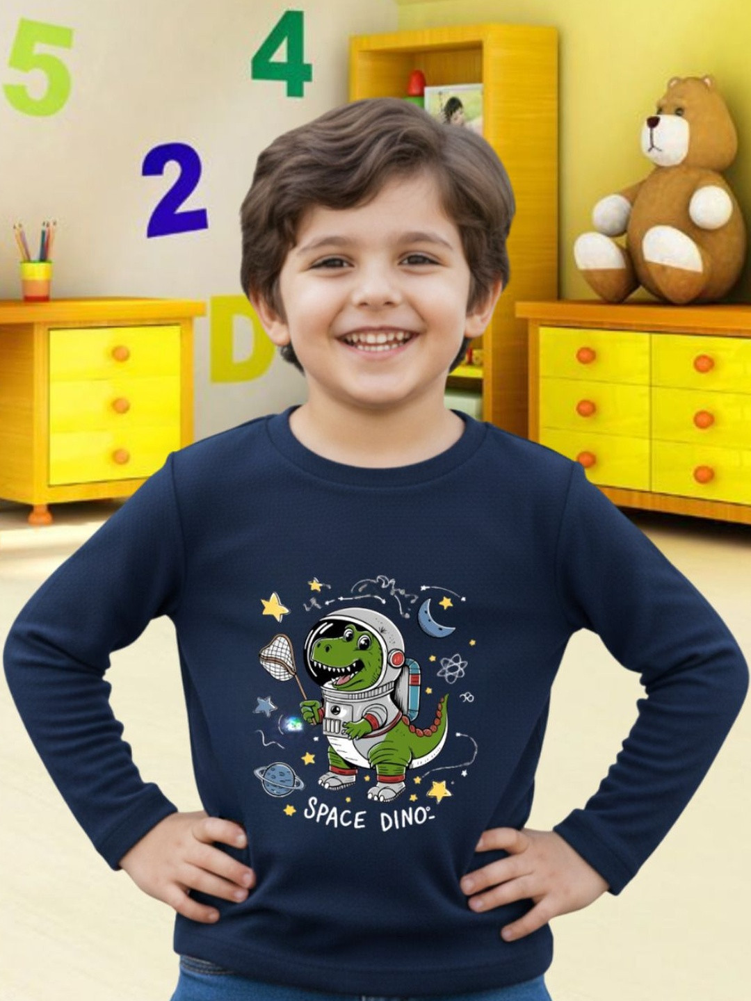 Rigo Kids Typography Printed T-shirt