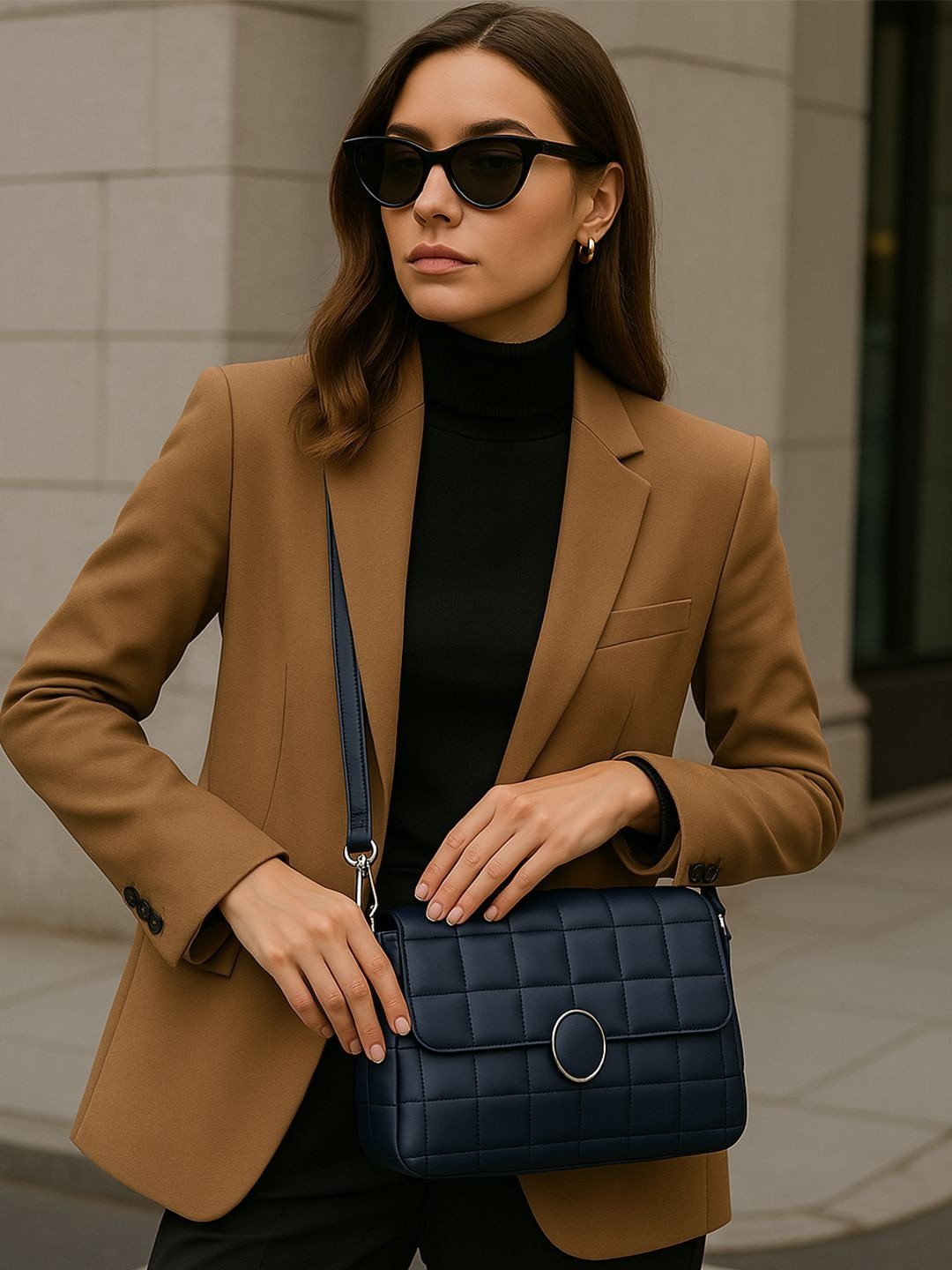 CATCHY Sling Bag with Quilted