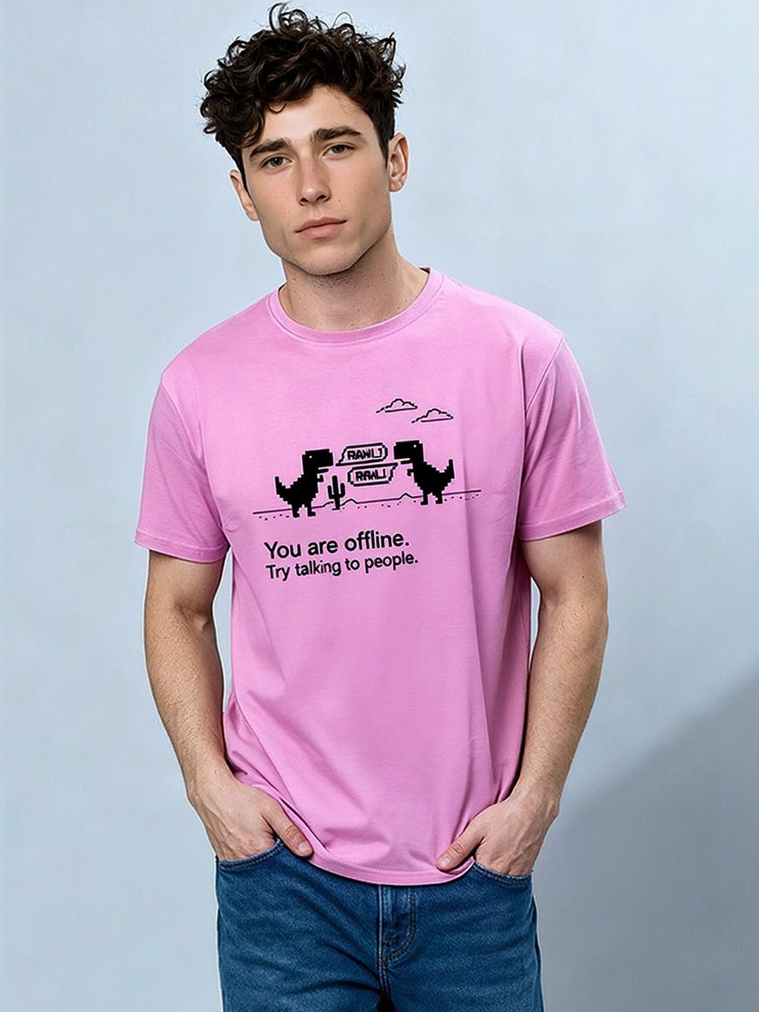 Wear Your Opinion Men Printed T-shirt