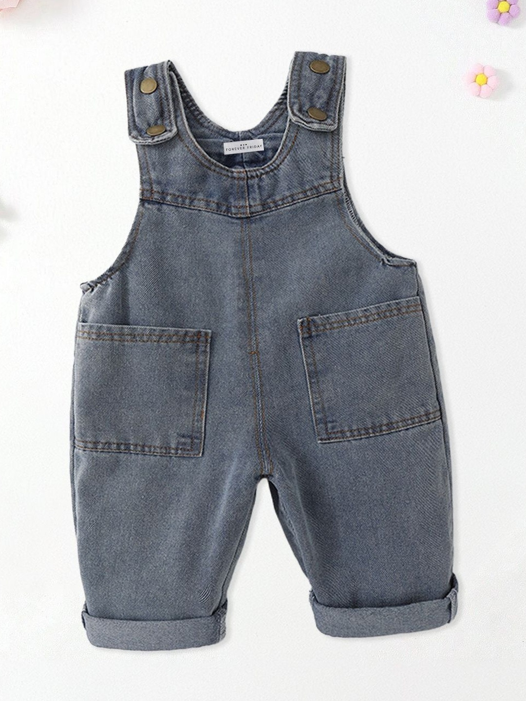 FOREVER FRIDAY Infants Boys Cotton Dungarees