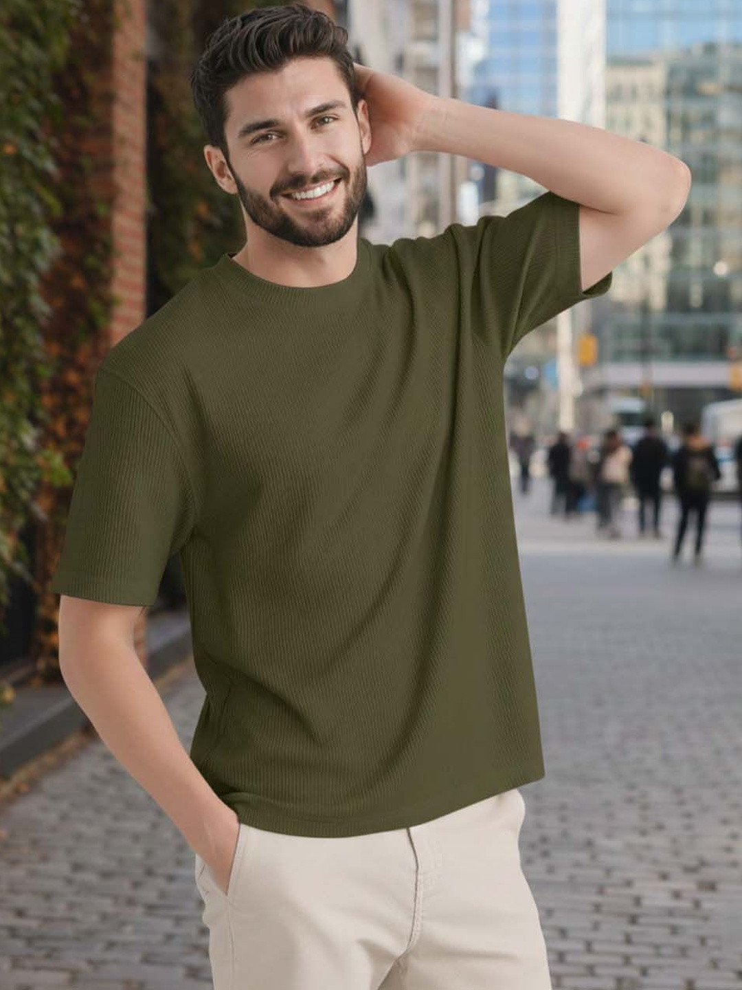 GENZILOOKS Men Organic Cotton T-shirt