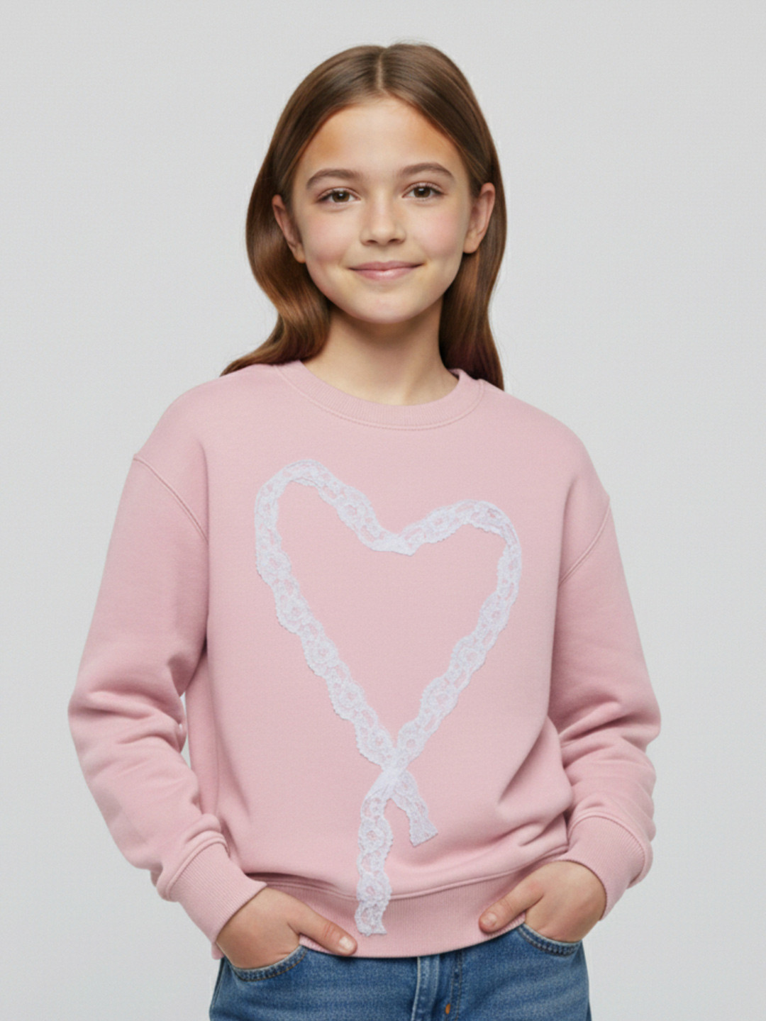 Alan Jones Girls Embellished Sweatshirt