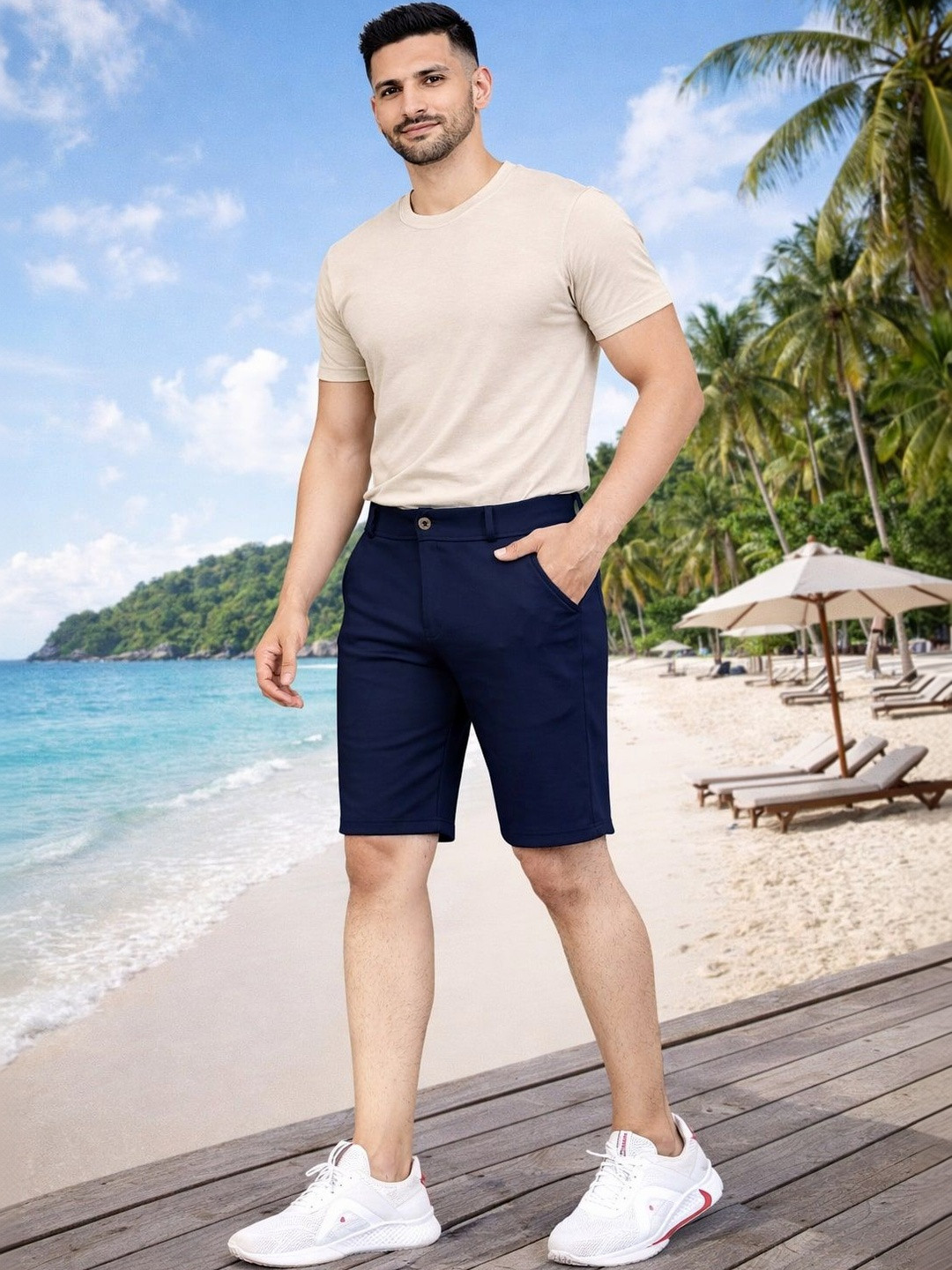 JAMES&GEORGE Men Running Shorts