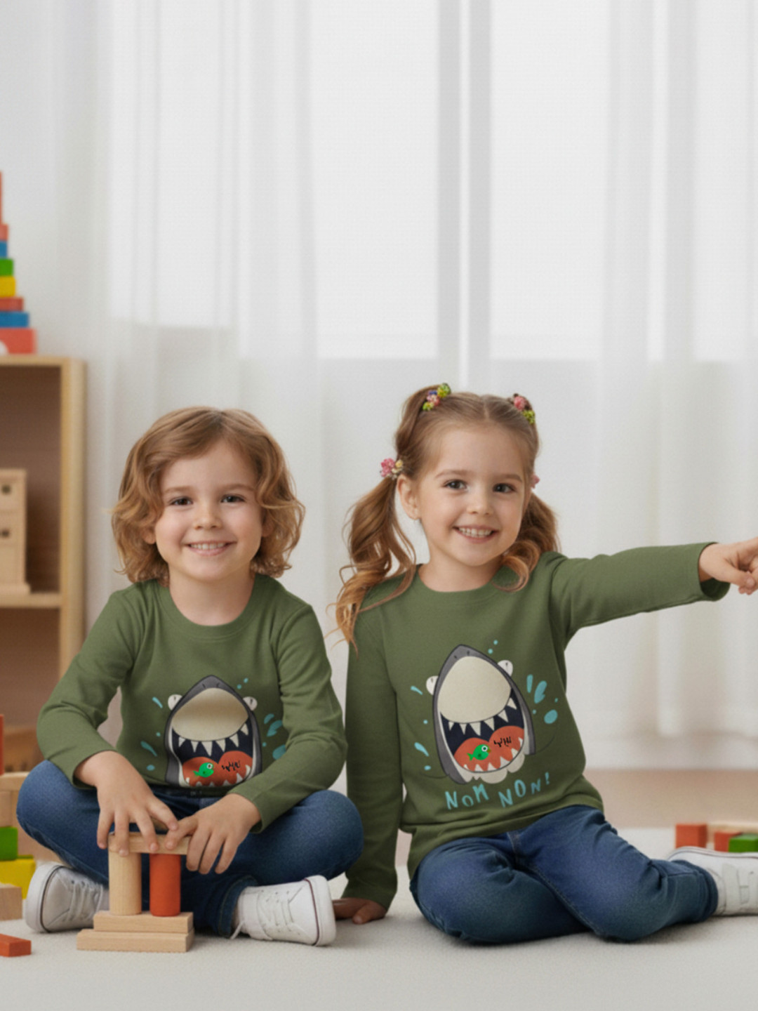 Rigo Kids Typography Printed T-shirt