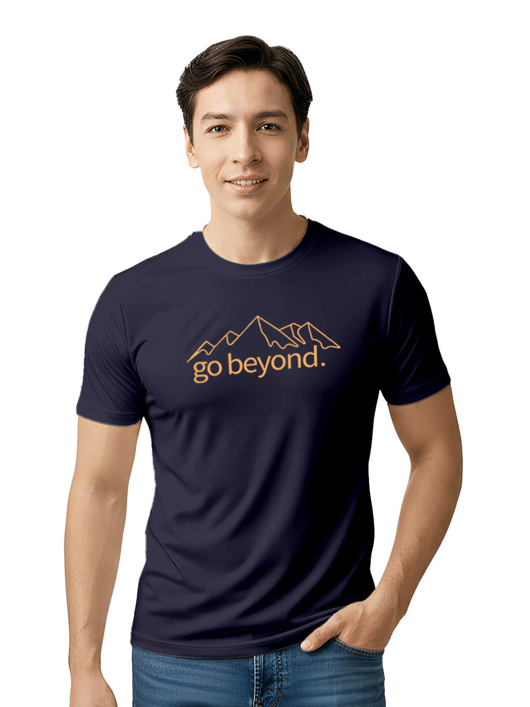 Fighterhero Men Printed Lightweight Dryfit Active T-shirt