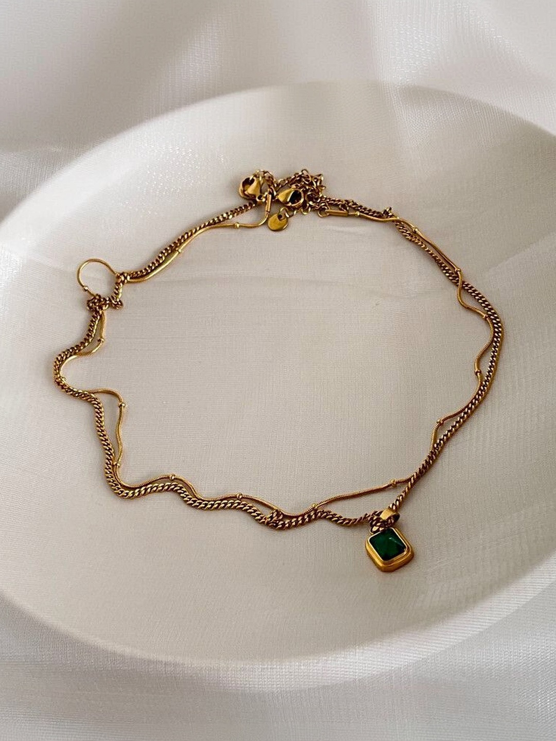 Winnifred Gold-Plated Layered Necklace