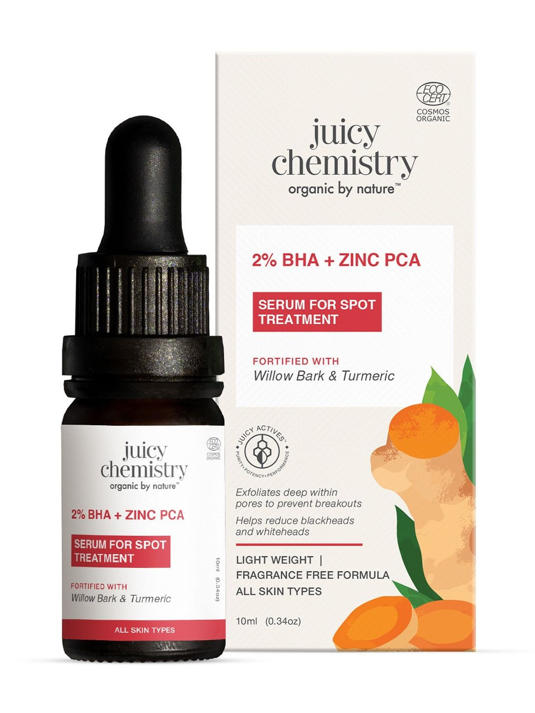Juicy Chemistry 2% BHA + Zinc PCA Serum- 10 ml